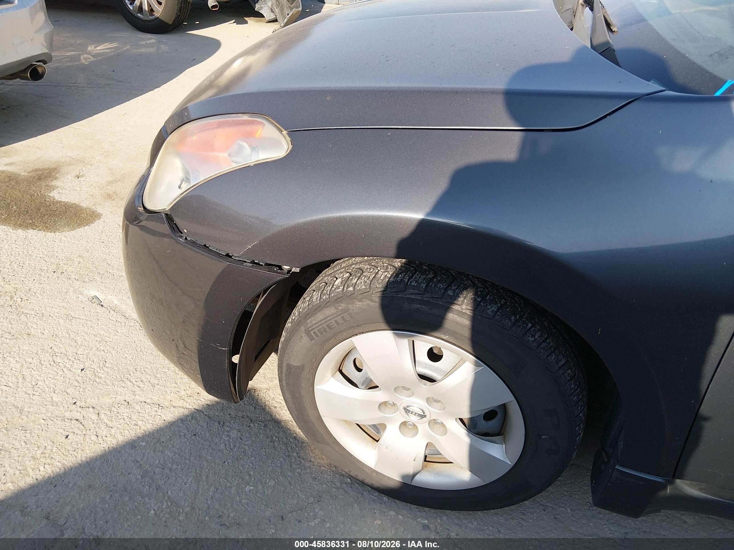 2008 Nissan Altima 2.5 S Gray vin: 1N4AL24E88C244489