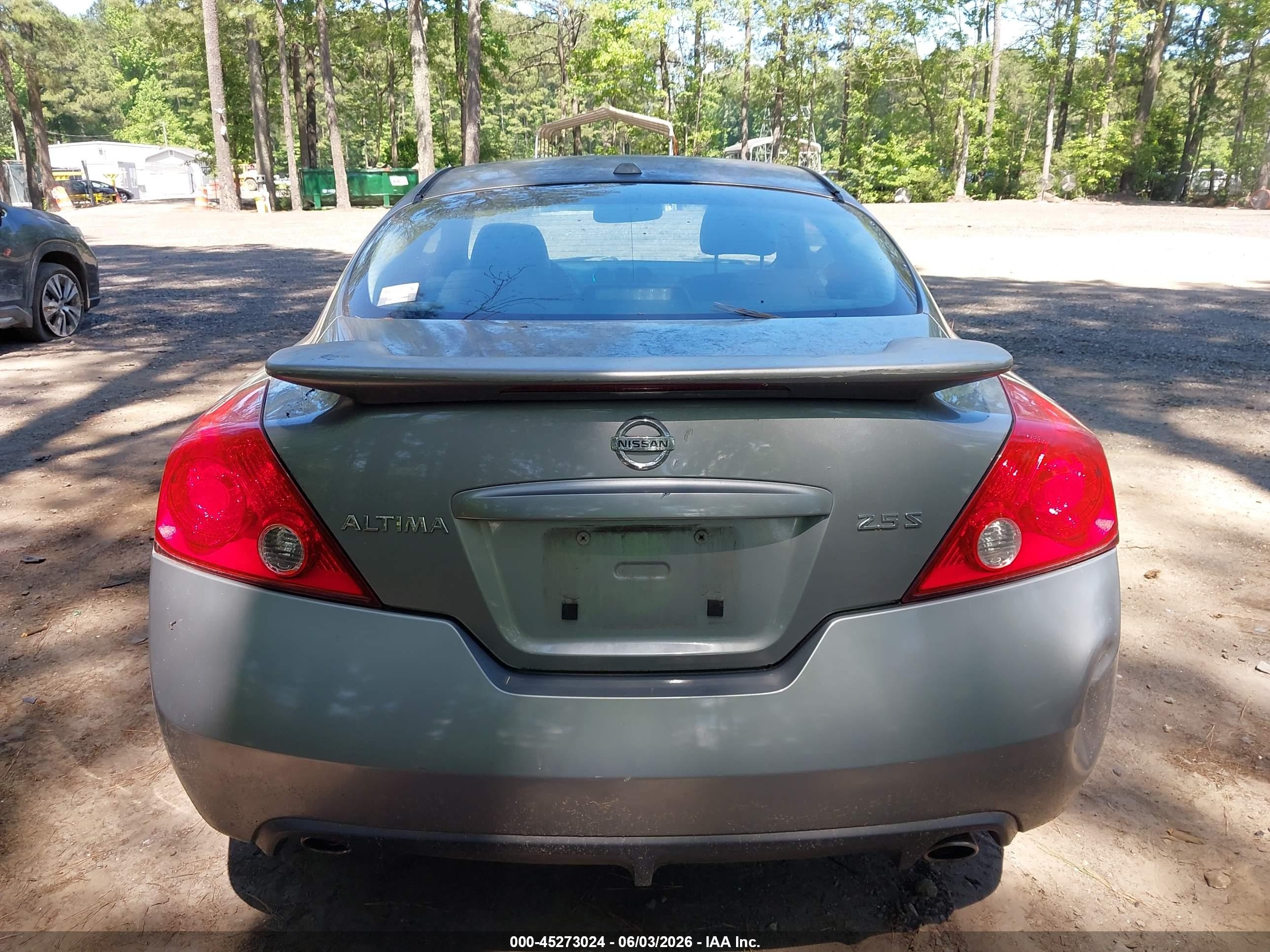 2009 Nissan Altima 2.5 S Gray vin: 1N4AL24E89C102760