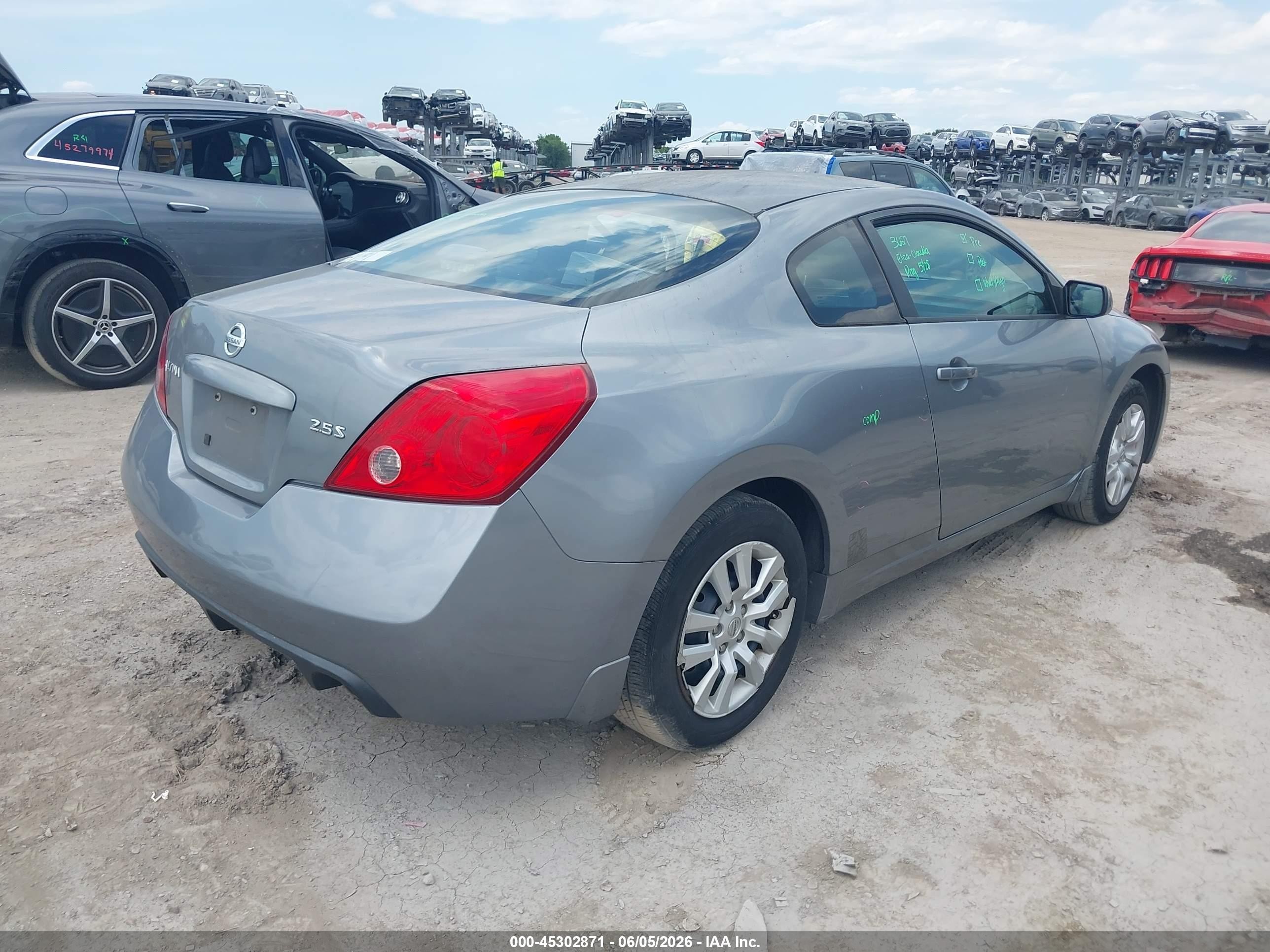 2009 Nissan Altima 2.5 S Gray vin: 1N4AL24E89C133393