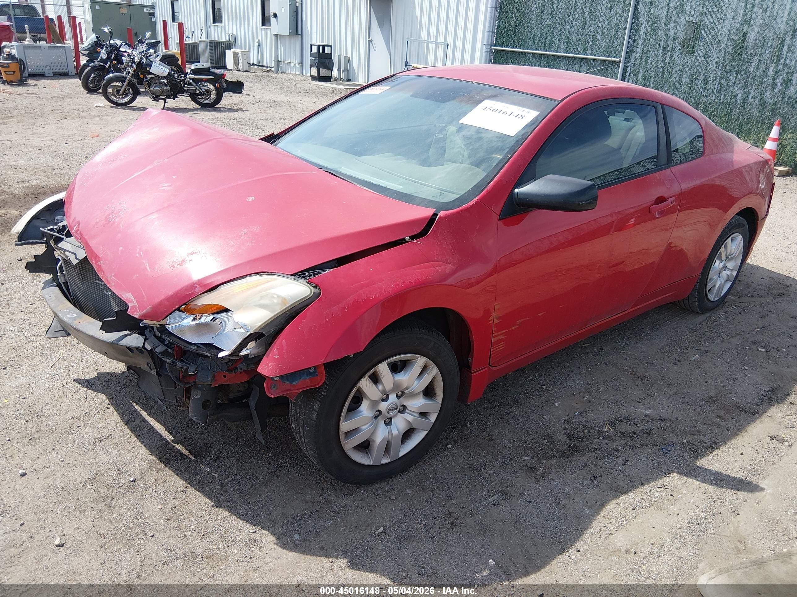 2009 Nissan Altima 2.5 S Красный vin: 1N4AL24E99C109605