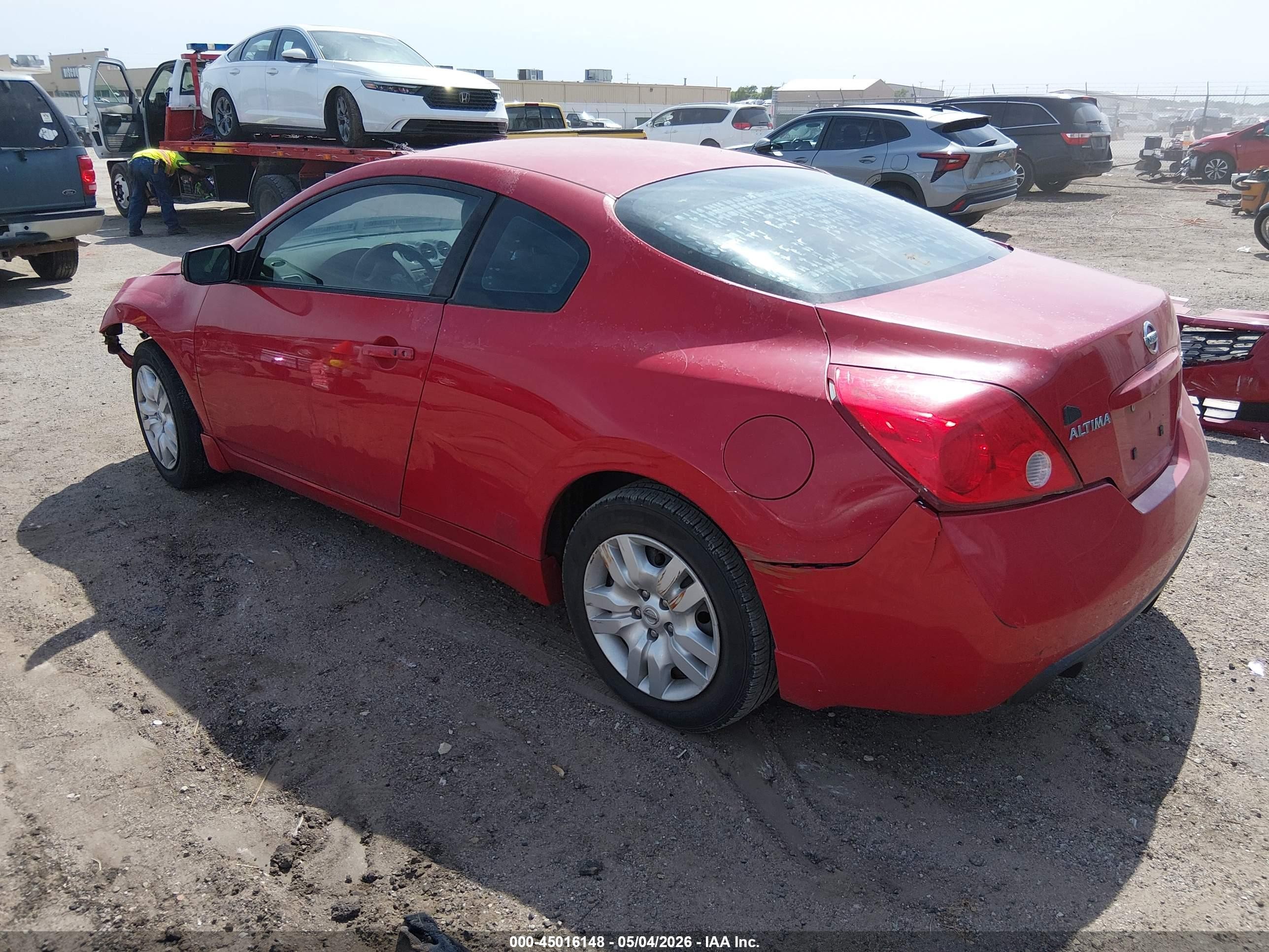 2009 Nissan Altima 2.5 S Красный vin: 1N4AL24E99C109605