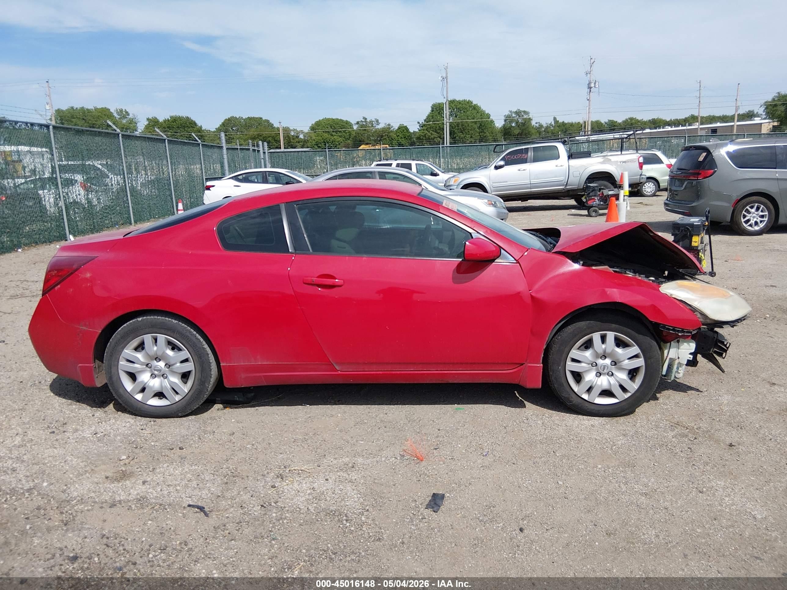 2009 Nissan Altima 2.5 S Красный vin: 1N4AL24E99C109605