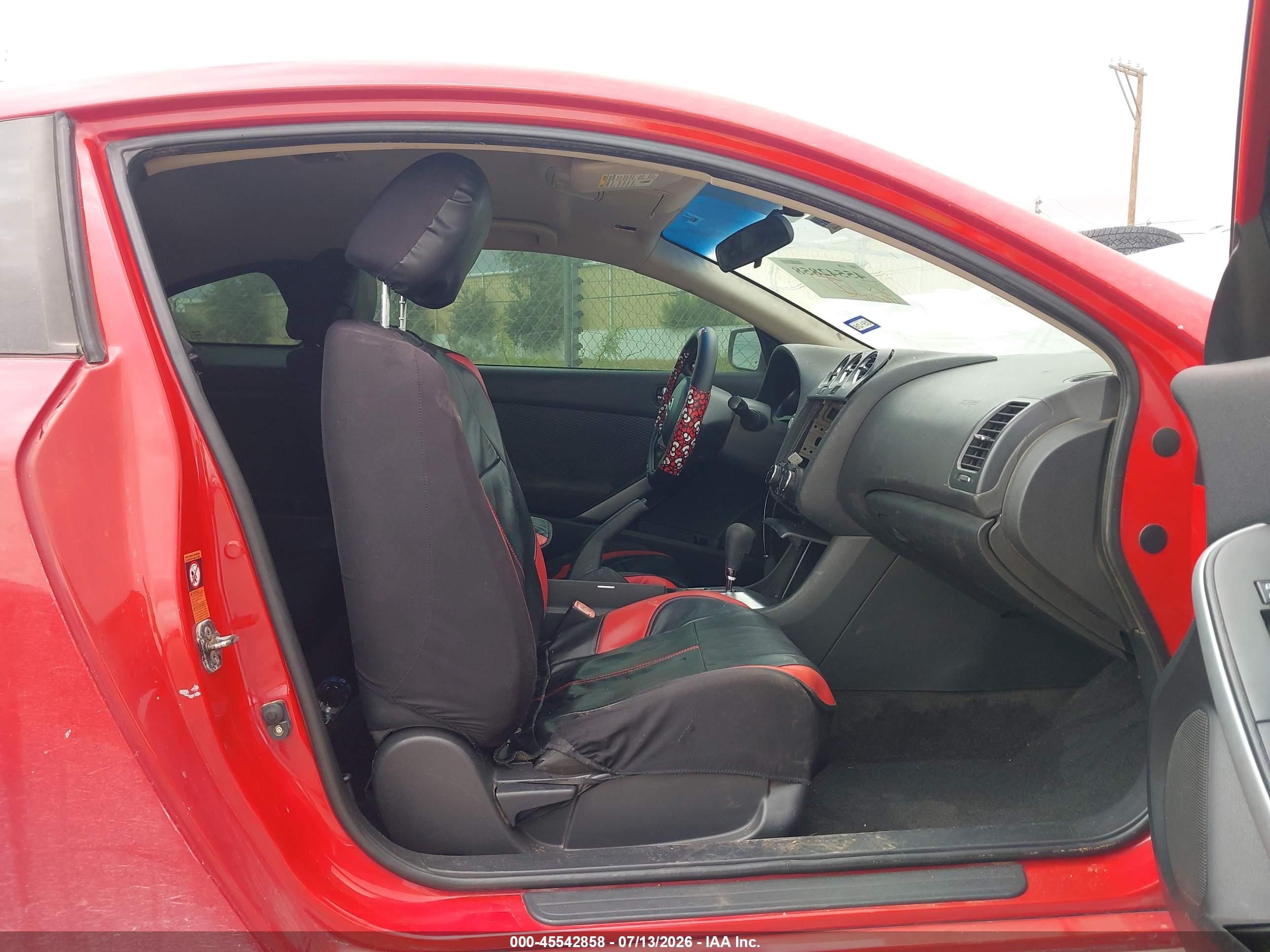 2009 Nissan Altima 2.5 S Red vin: 1N4AL24E99C190556