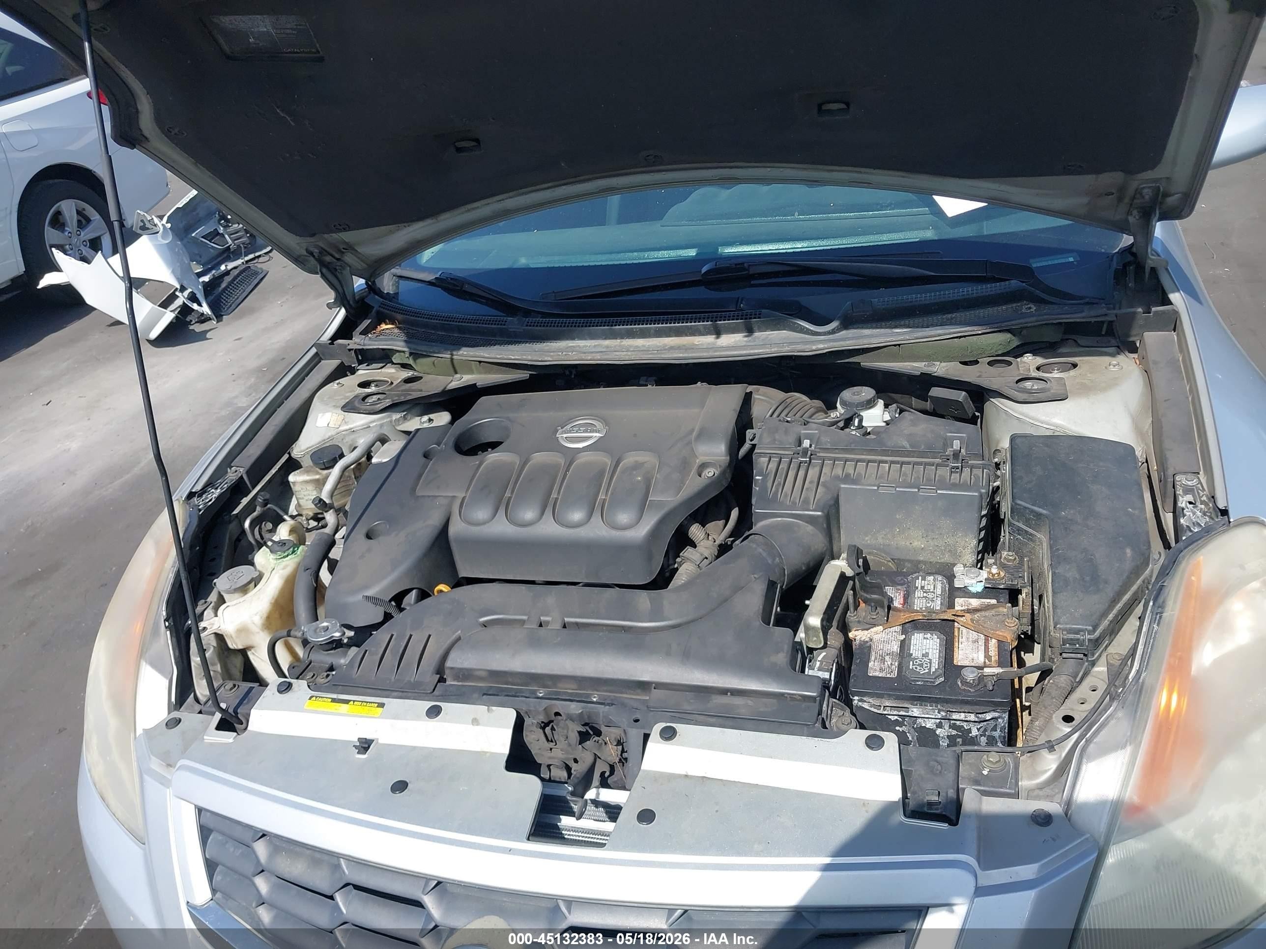 2008 Nissan Altima 2.5 S Silver vin: 1N4AL24EX8C135242