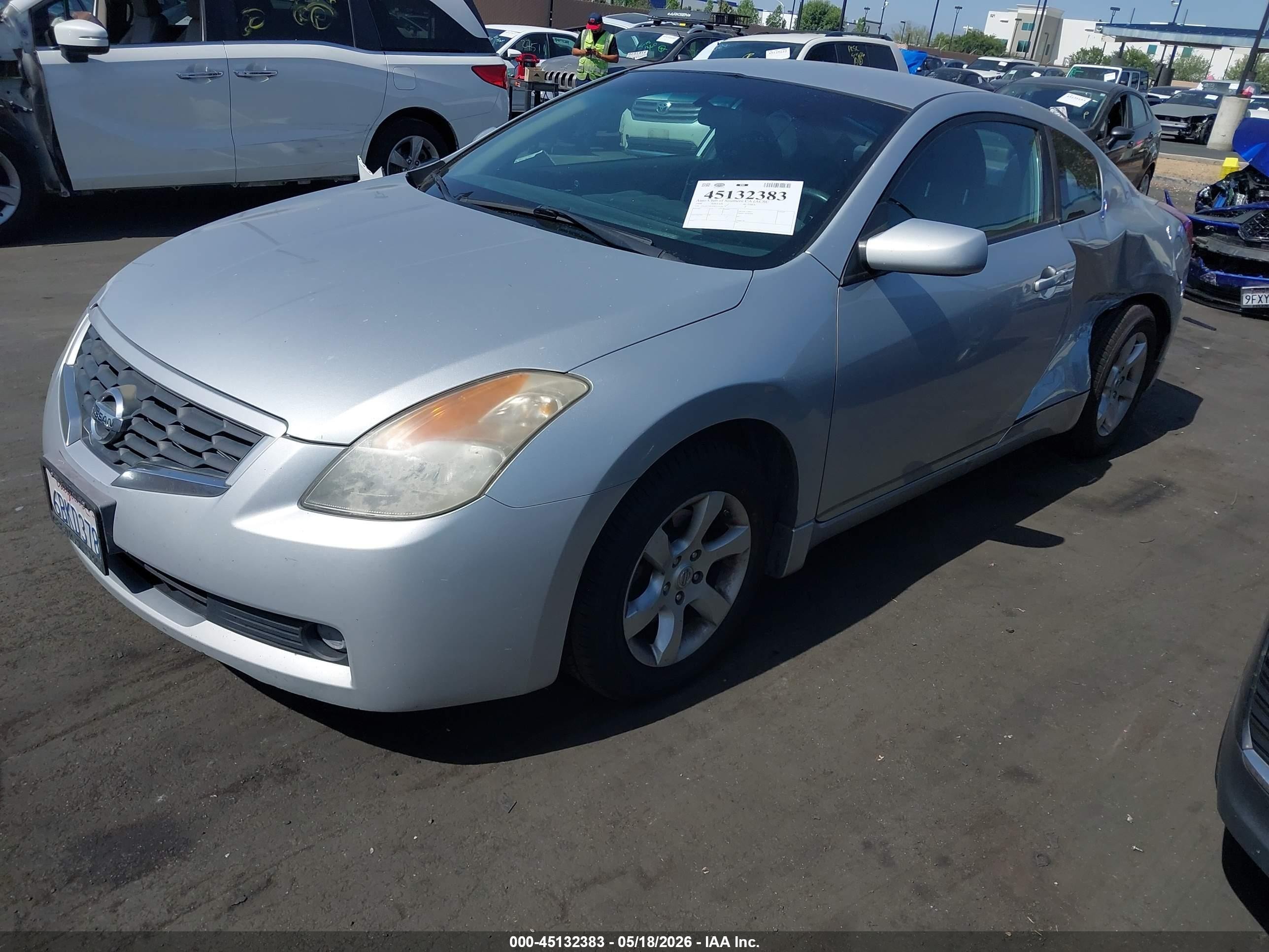 2008 Nissan Altima 2.5 S Silver vin: 1N4AL24EX8C135242