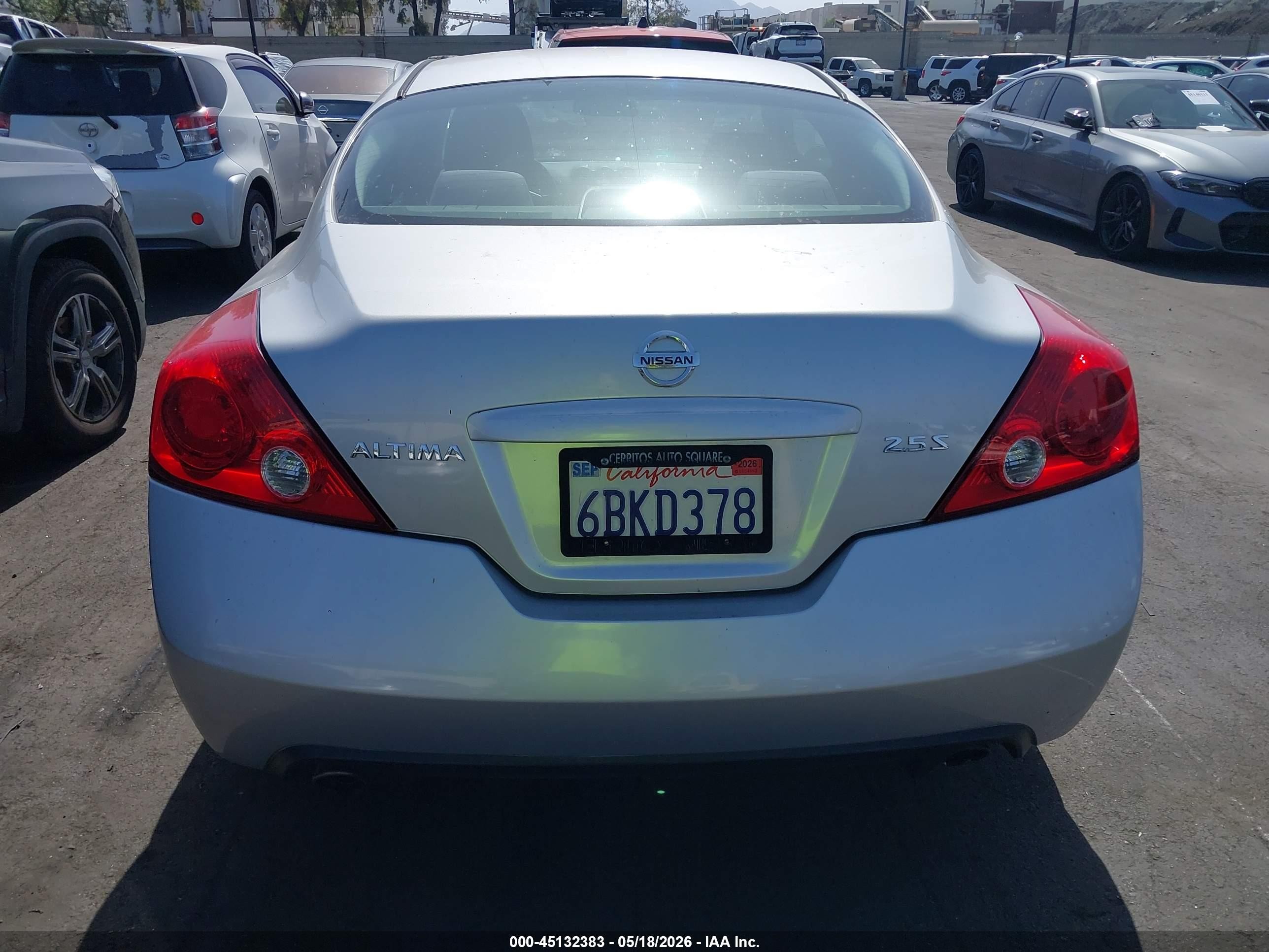 2008 Nissan Altima 2.5 S Silver vin: 1N4AL24EX8C135242