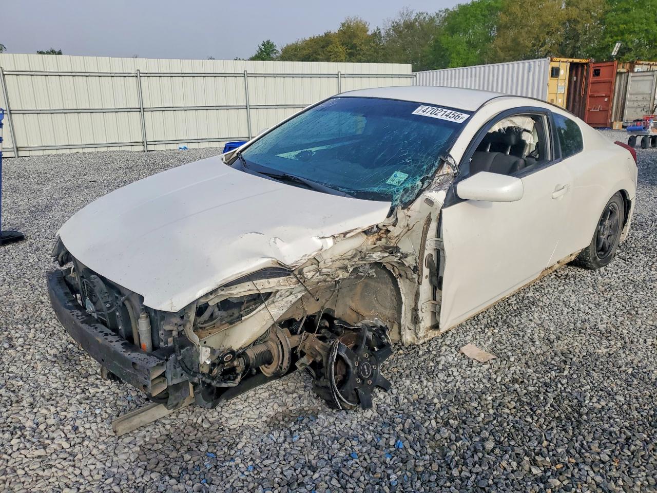2008 Nissan Altima 2.5 S White vin: 1N4AL24EX8C274965