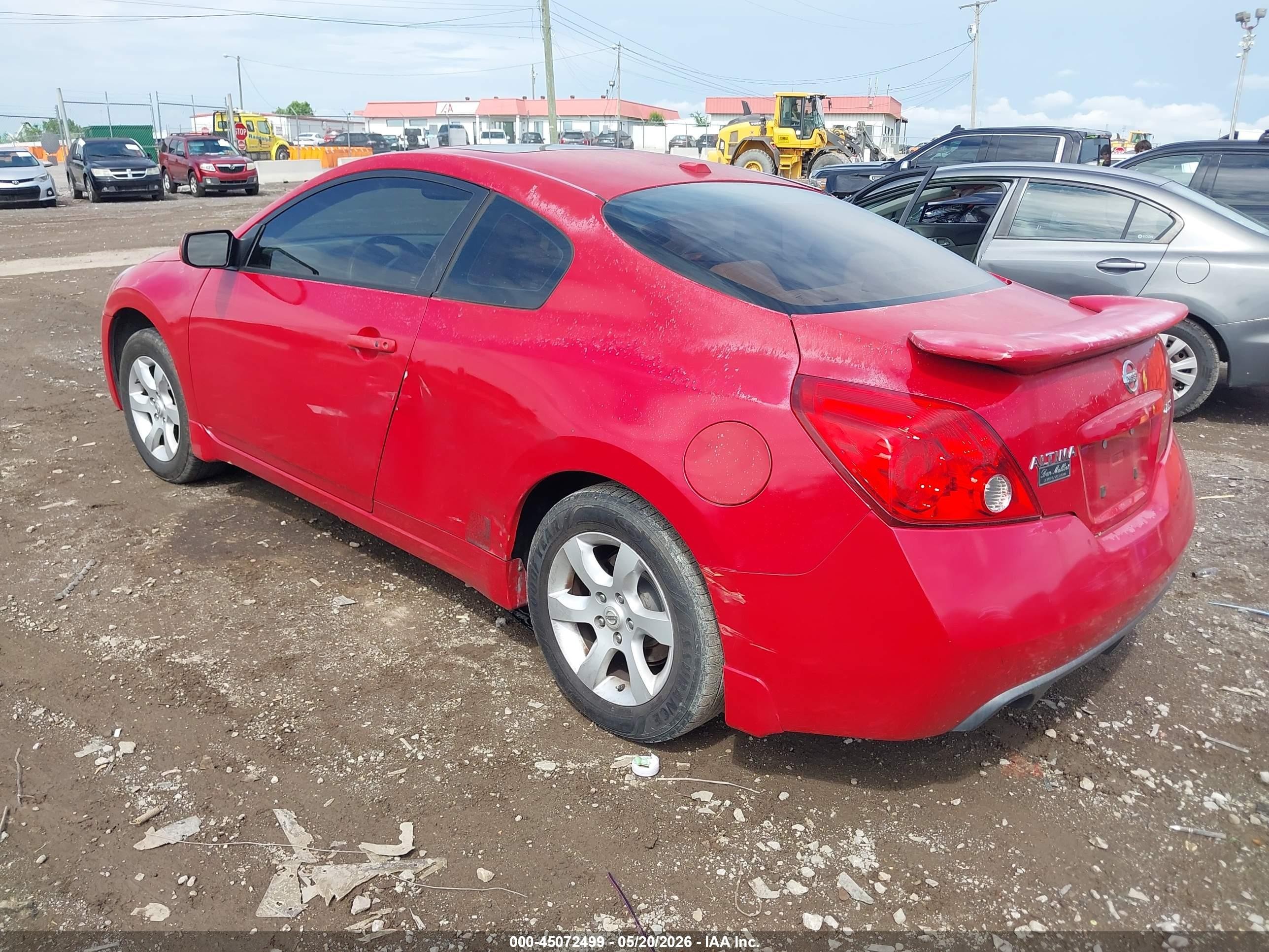 2009 Nissan Altima 2.5 S Красный vin: 1N4AL24EX9C131810