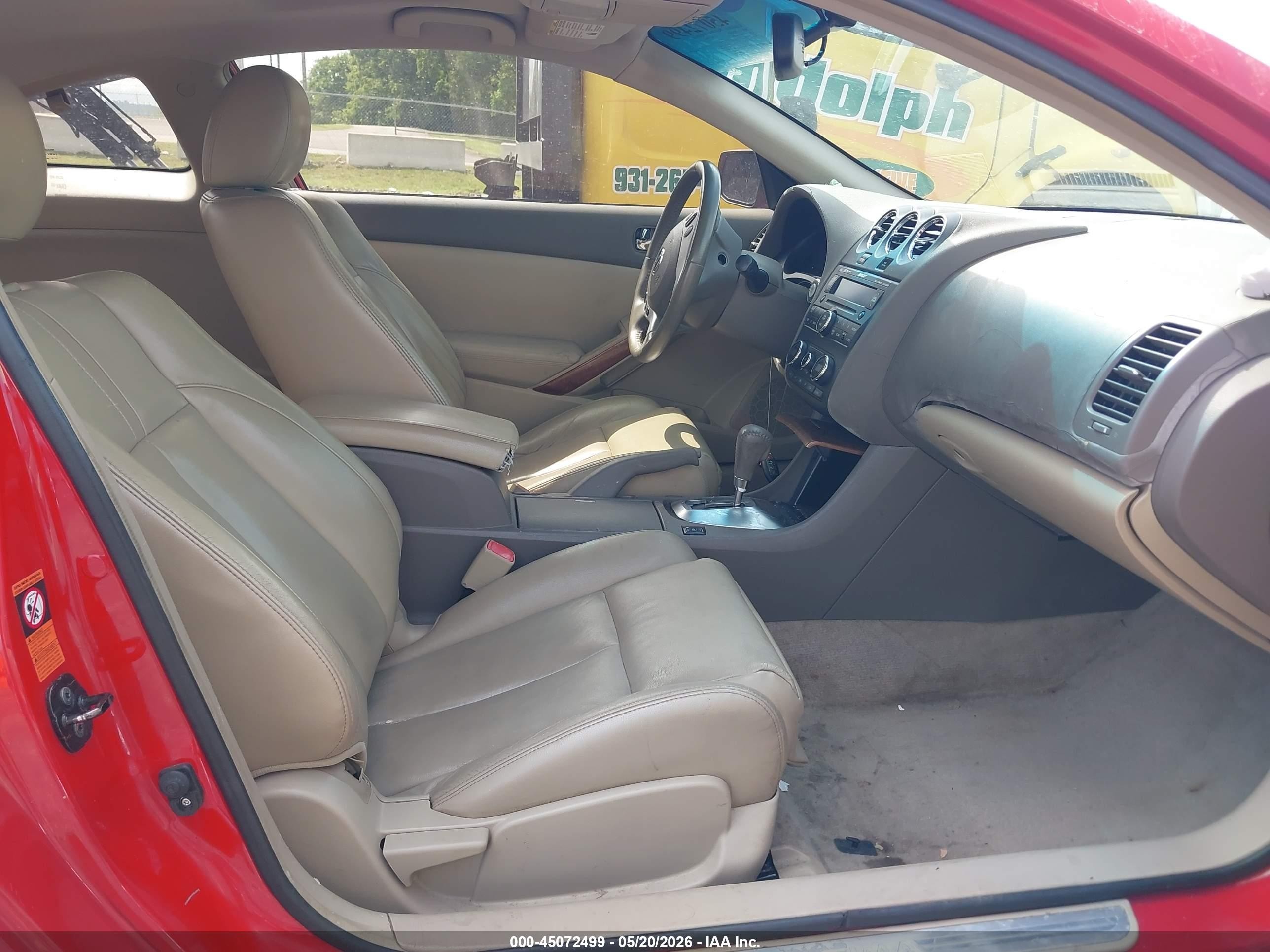 2009 Nissan Altima 2.5 S Красный vin: 1N4AL24EX9C131810