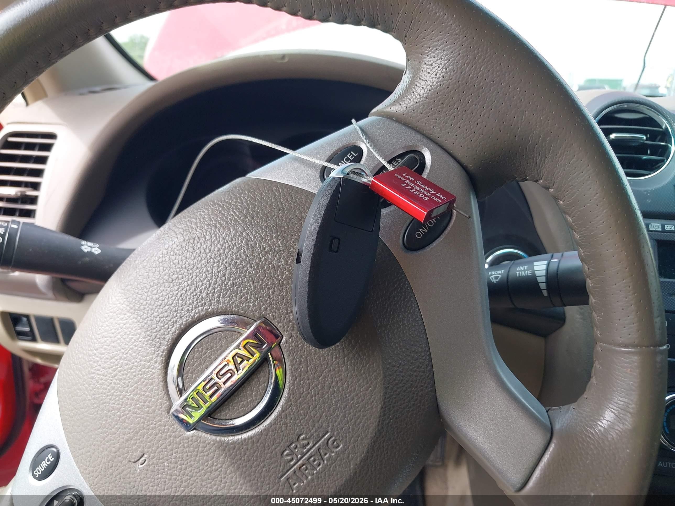 2009 Nissan Altima 2.5 S Красный vin: 1N4AL24EX9C131810
