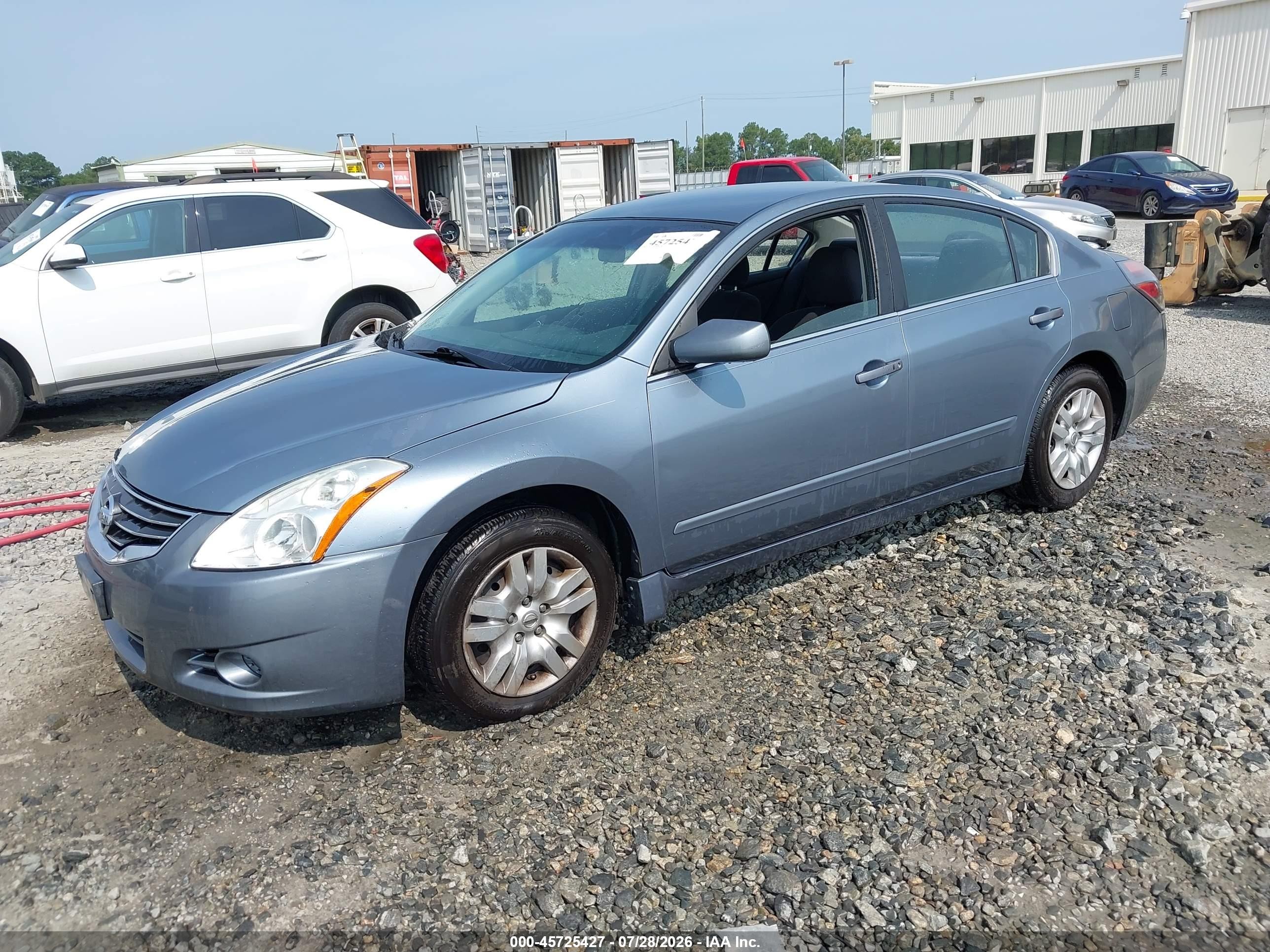 2010 Nissan Altima 2.5 S Light Blue vin: 1N4AL2AP0AC132832