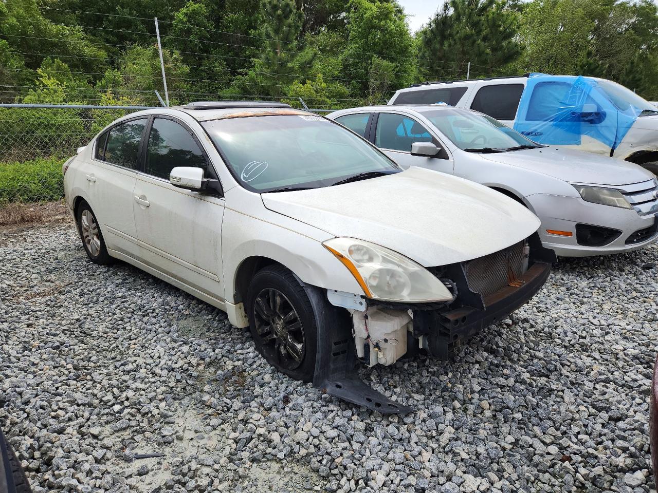 2010 Nissan Altima 2.5 White vin: 1N4AL2AP0AC134421