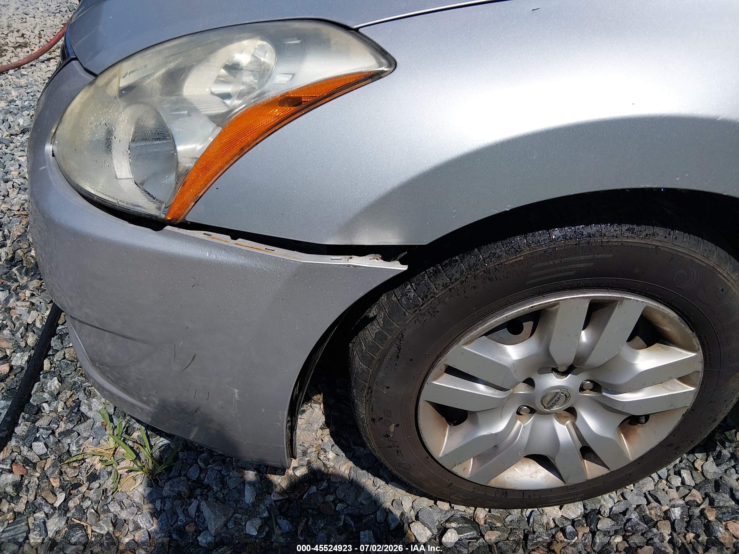 2010 Nissan Altima 2.5 S Gray vin: 1N4AL2AP0AC143670