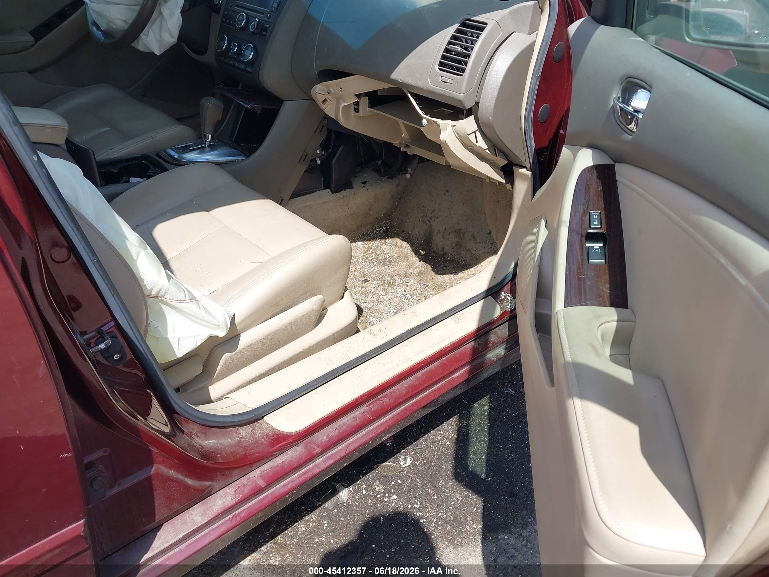 2010 Nissan Altima 2.5 S Burgundy vin: 1N4AL2AP0AC167371