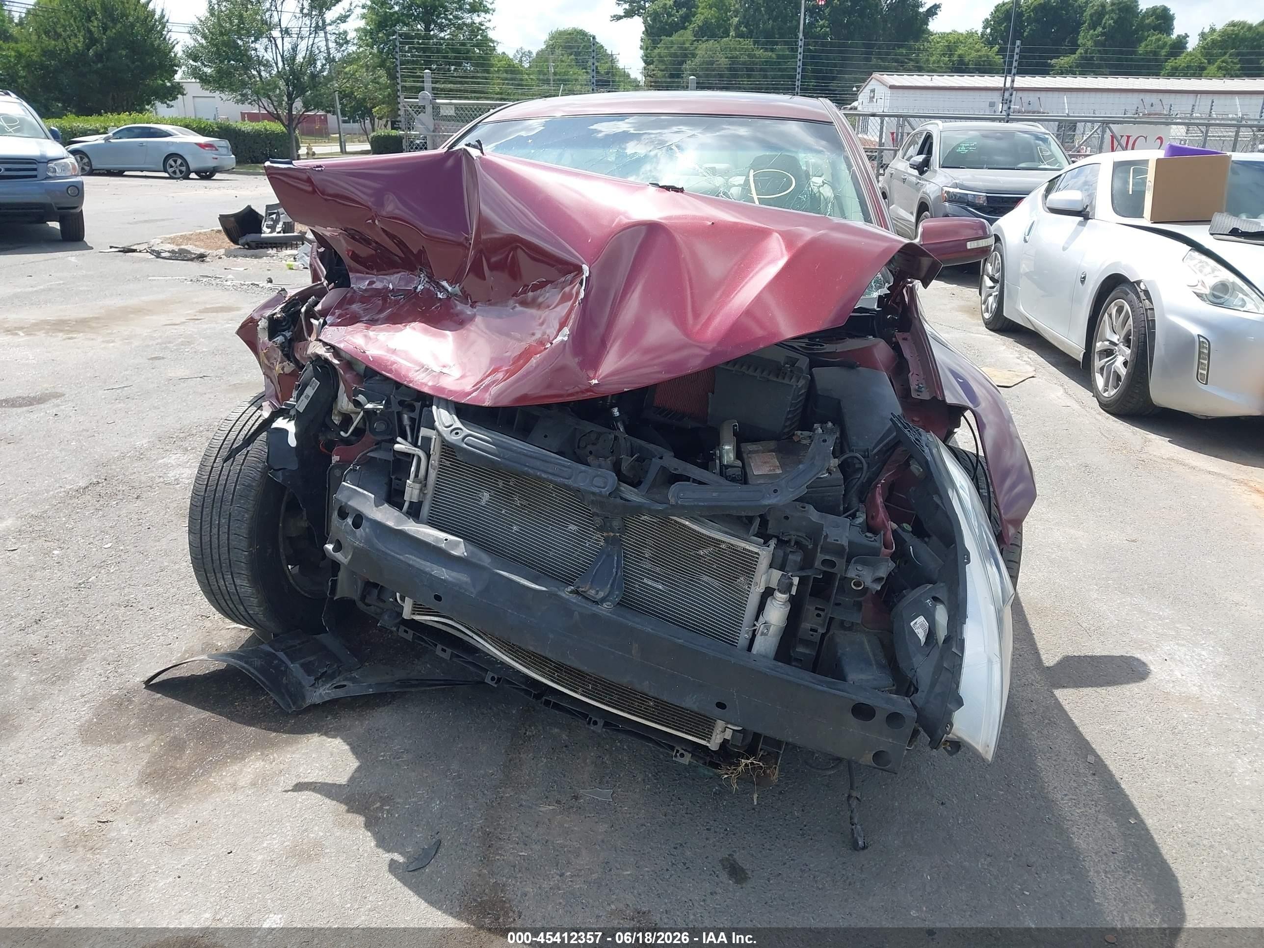 2010 Nissan Altima 2.5 S Burgundy vin: 1N4AL2AP0AC167371
