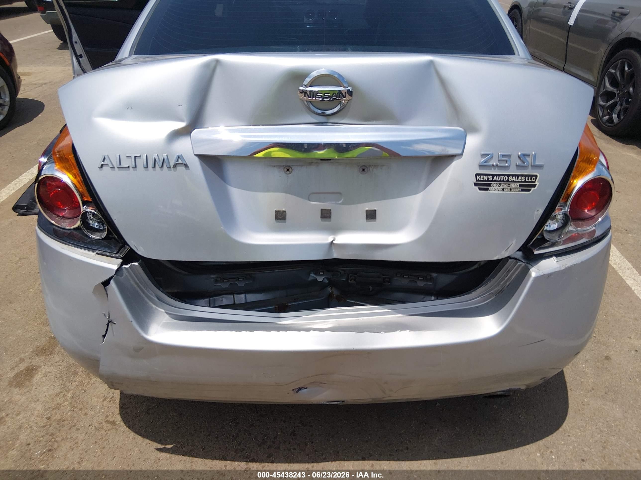 2010 Nissan Altima 2.5 S Silver vin: 1N4AL2AP0AC186910