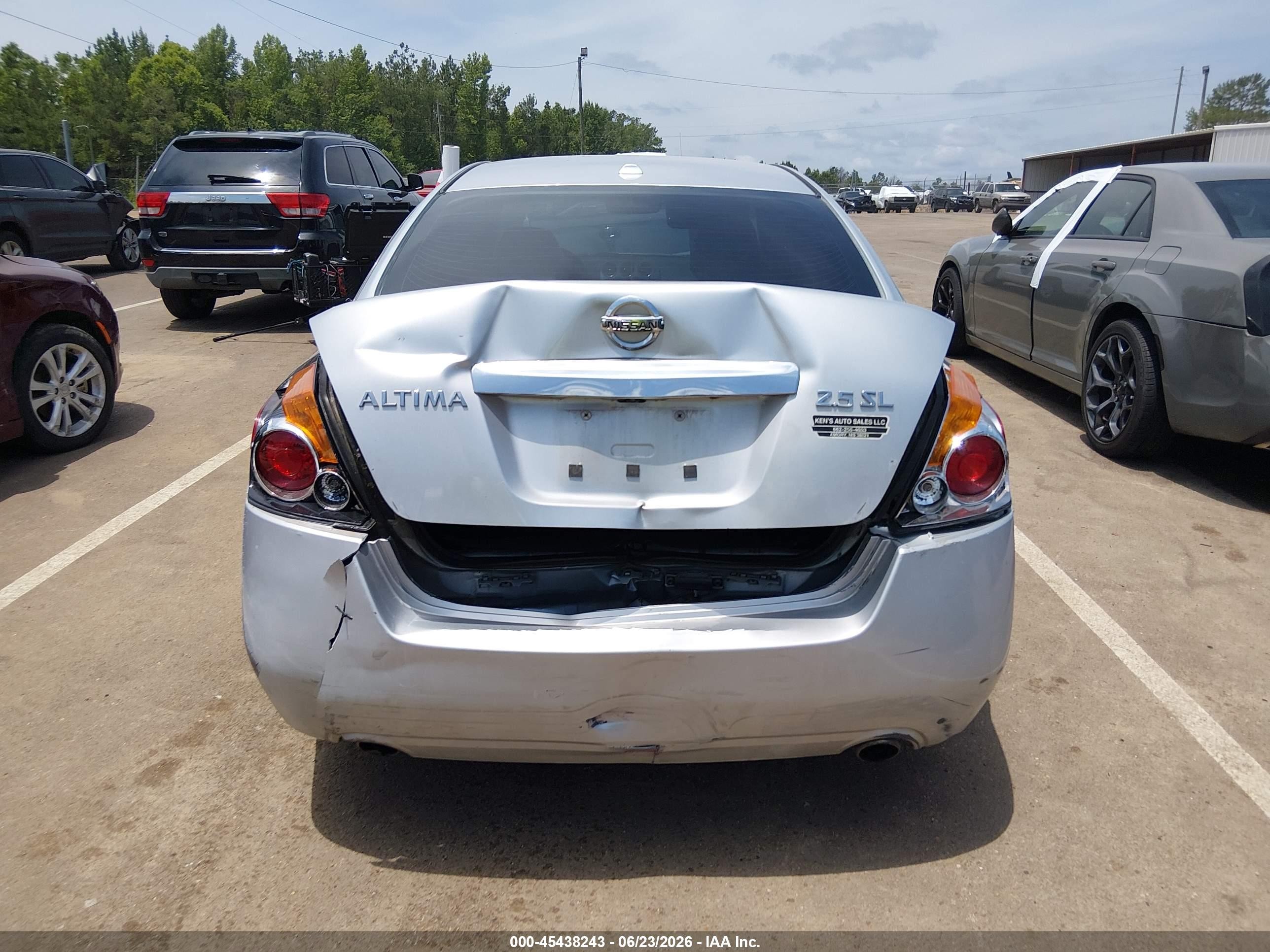 2010 Nissan Altima 2.5 S Silver vin: 1N4AL2AP0AC186910