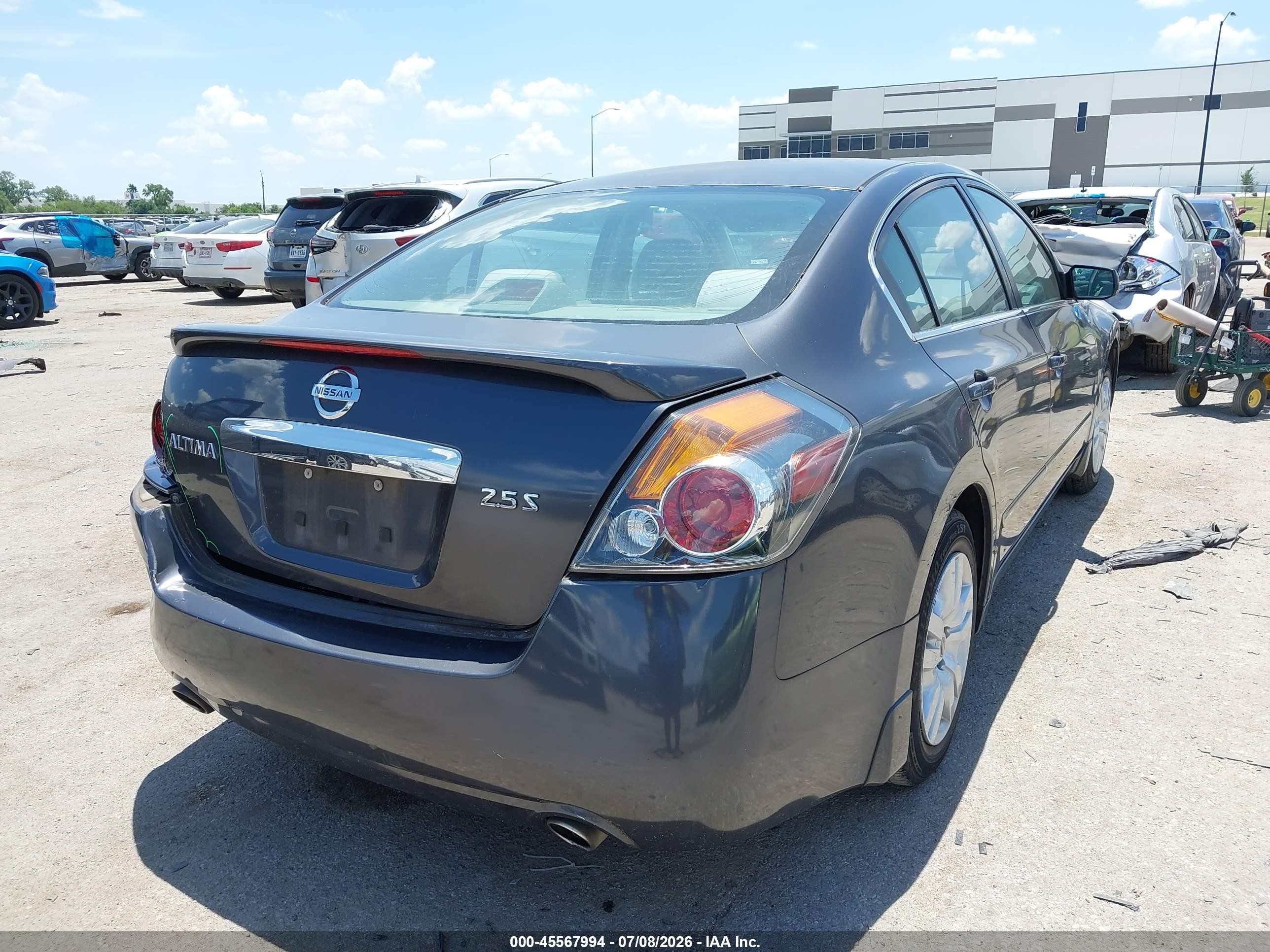 2010 Nissan Altima 2.5 S Gray vin: 1N4AL2AP0AN403067