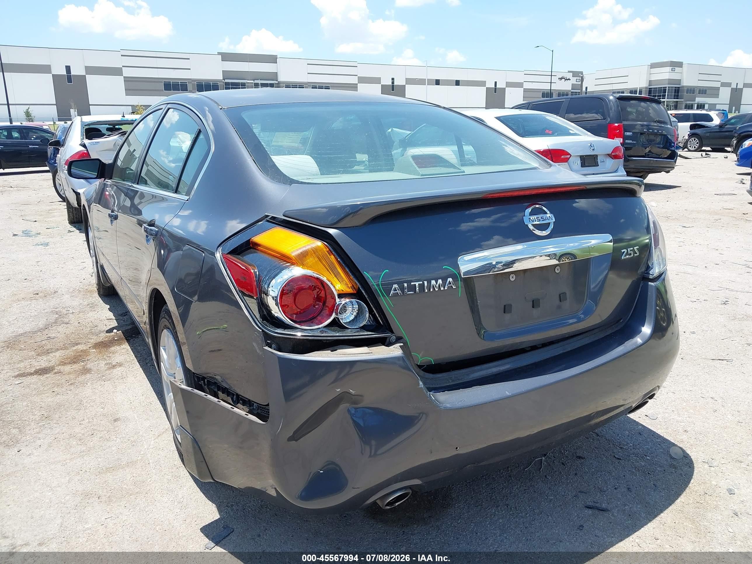 2010 Nissan Altima 2.5 S Gray vin: 1N4AL2AP0AN403067