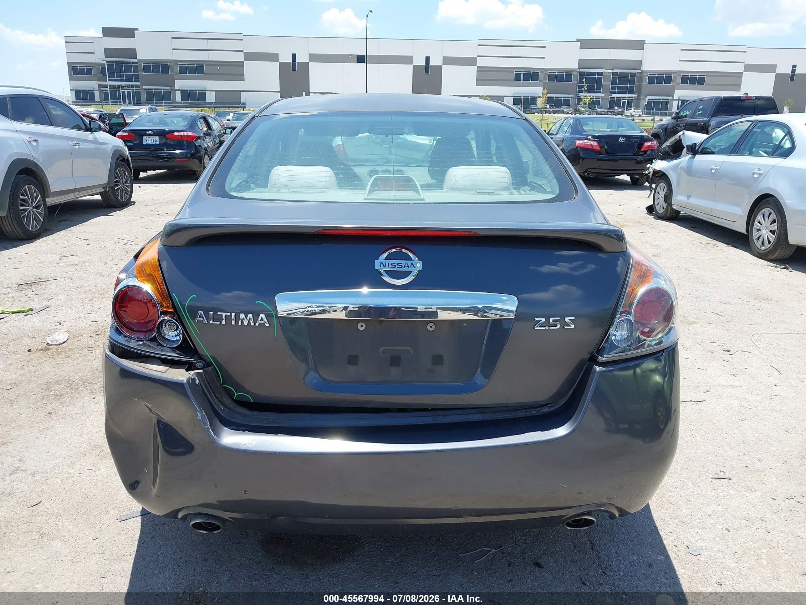2010 Nissan Altima 2.5 S Gray vin: 1N4AL2AP0AN403067