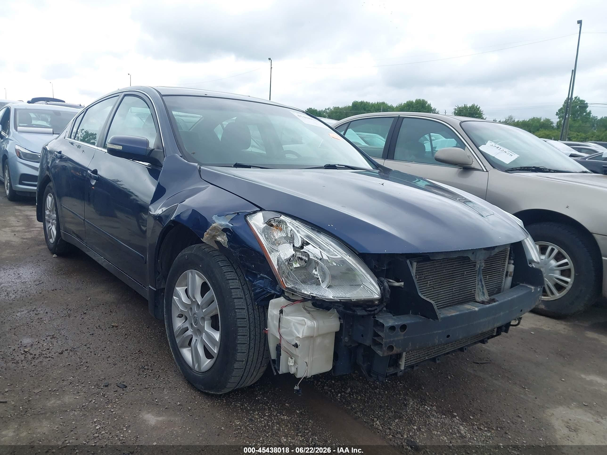 2010 Nissan Altima 2.5 S Blue vin: 1N4AL2AP0AN411508