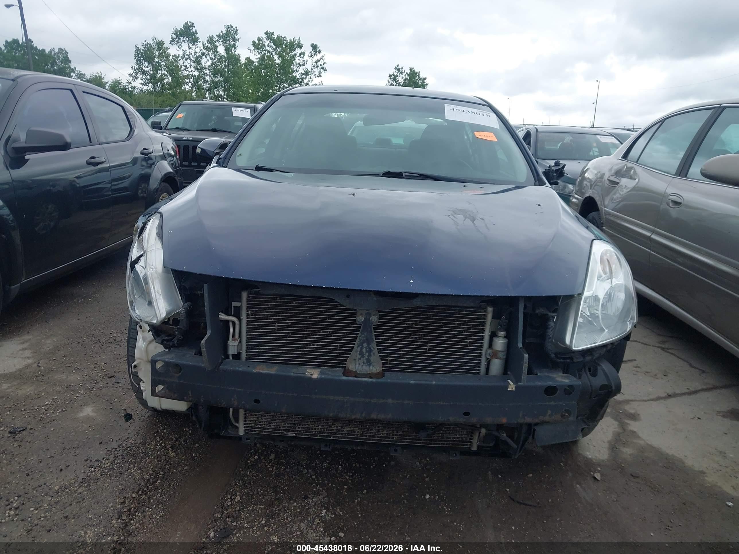 2010 Nissan Altima 2.5 S Blue vin: 1N4AL2AP0AN411508