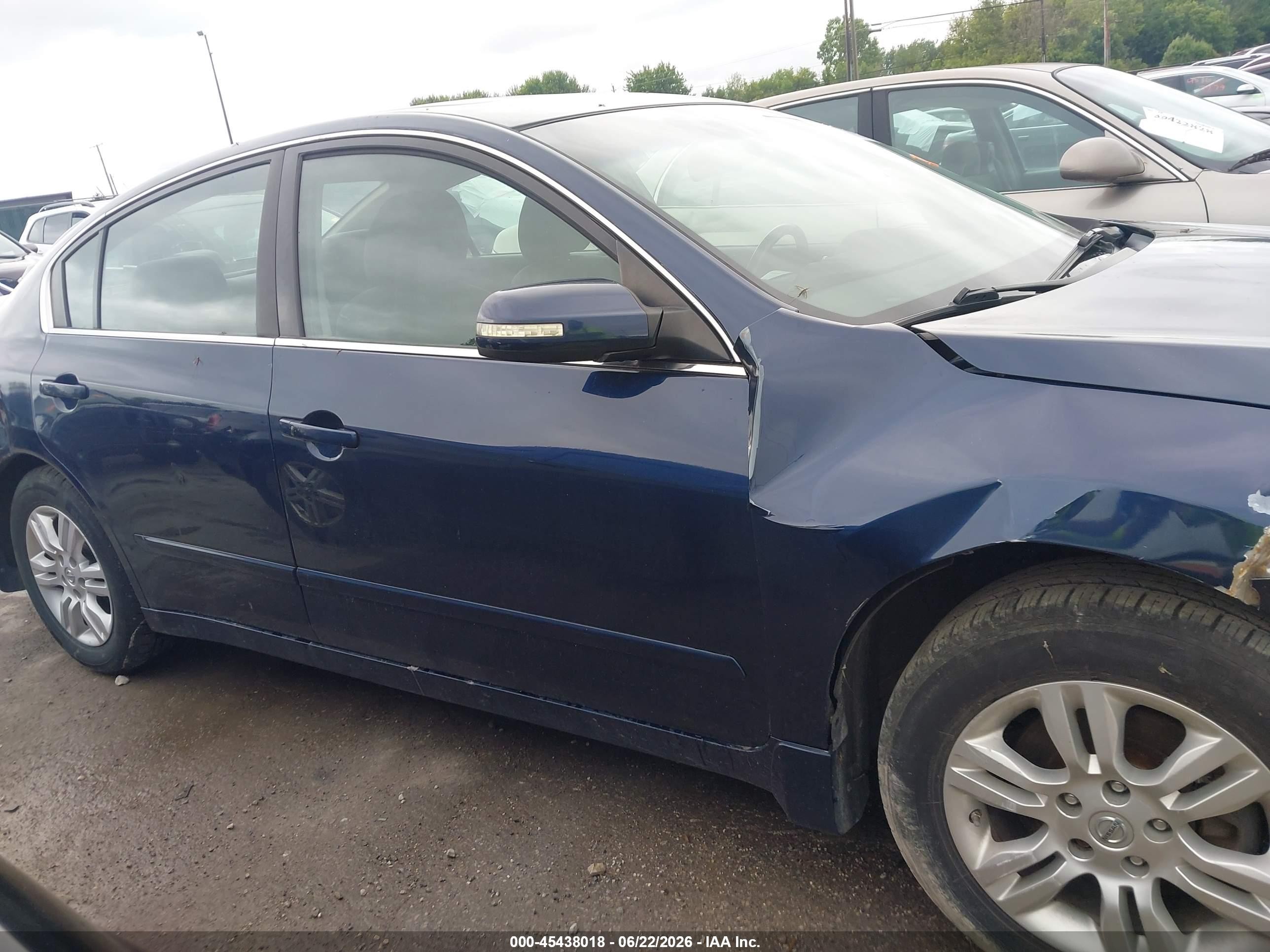 2010 Nissan Altima 2.5 S Blue vin: 1N4AL2AP0AN411508