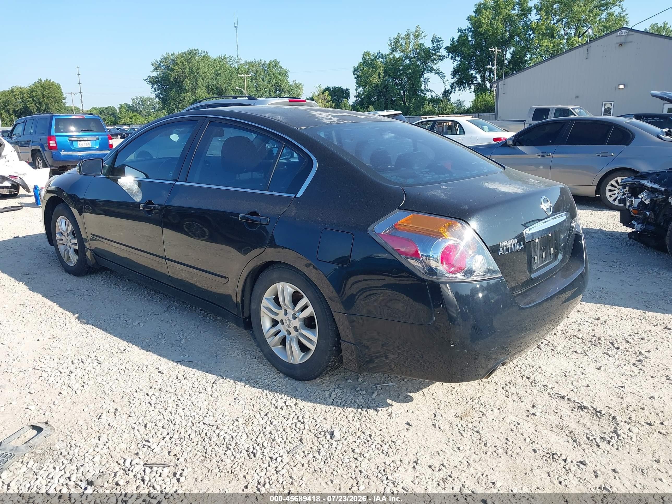 2010 Nissan Altima 2.5 S Black vin: 1N4AL2AP0AN417650