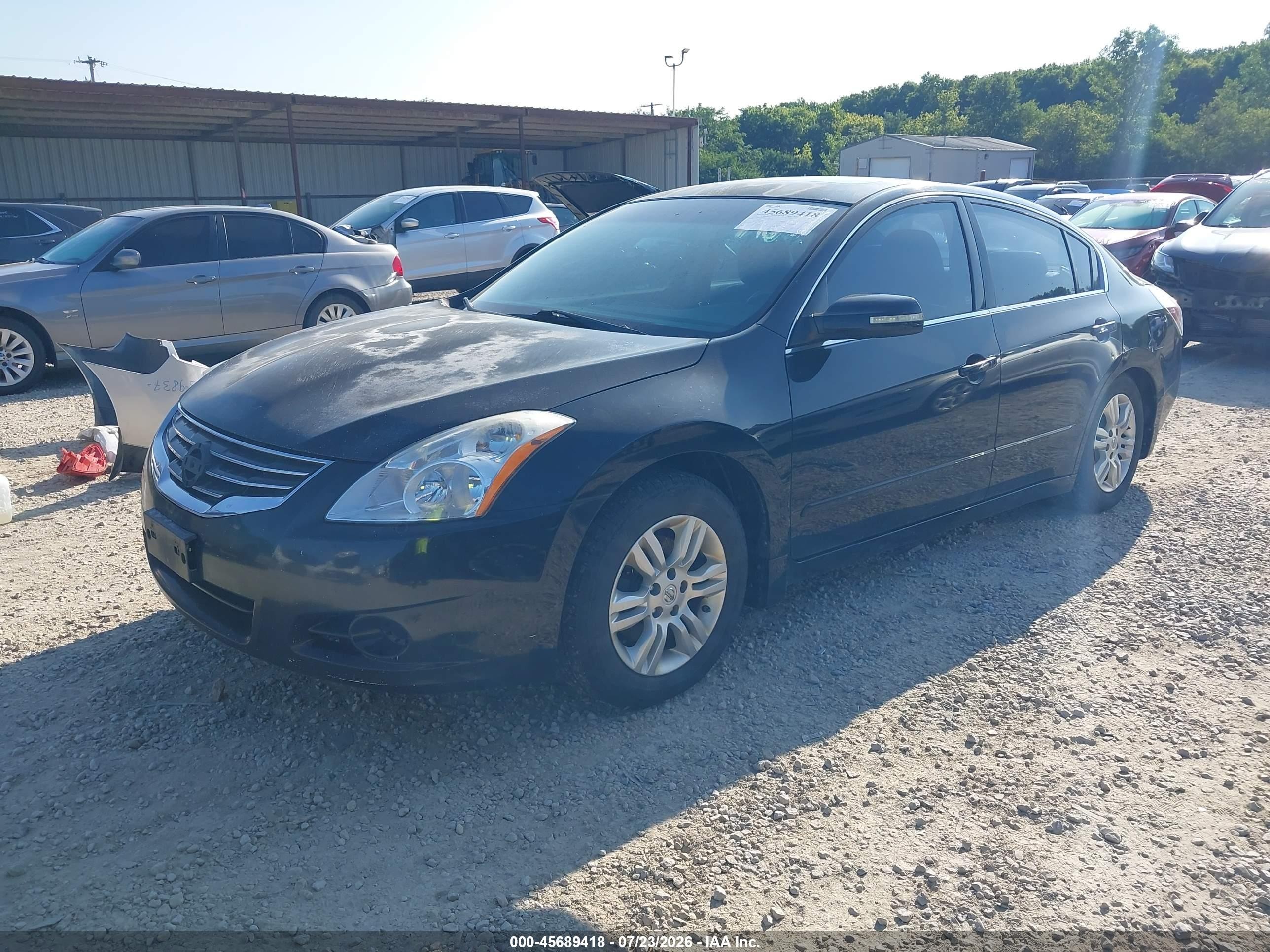 2010 Nissan Altima 2.5 S Black vin: 1N4AL2AP0AN417650