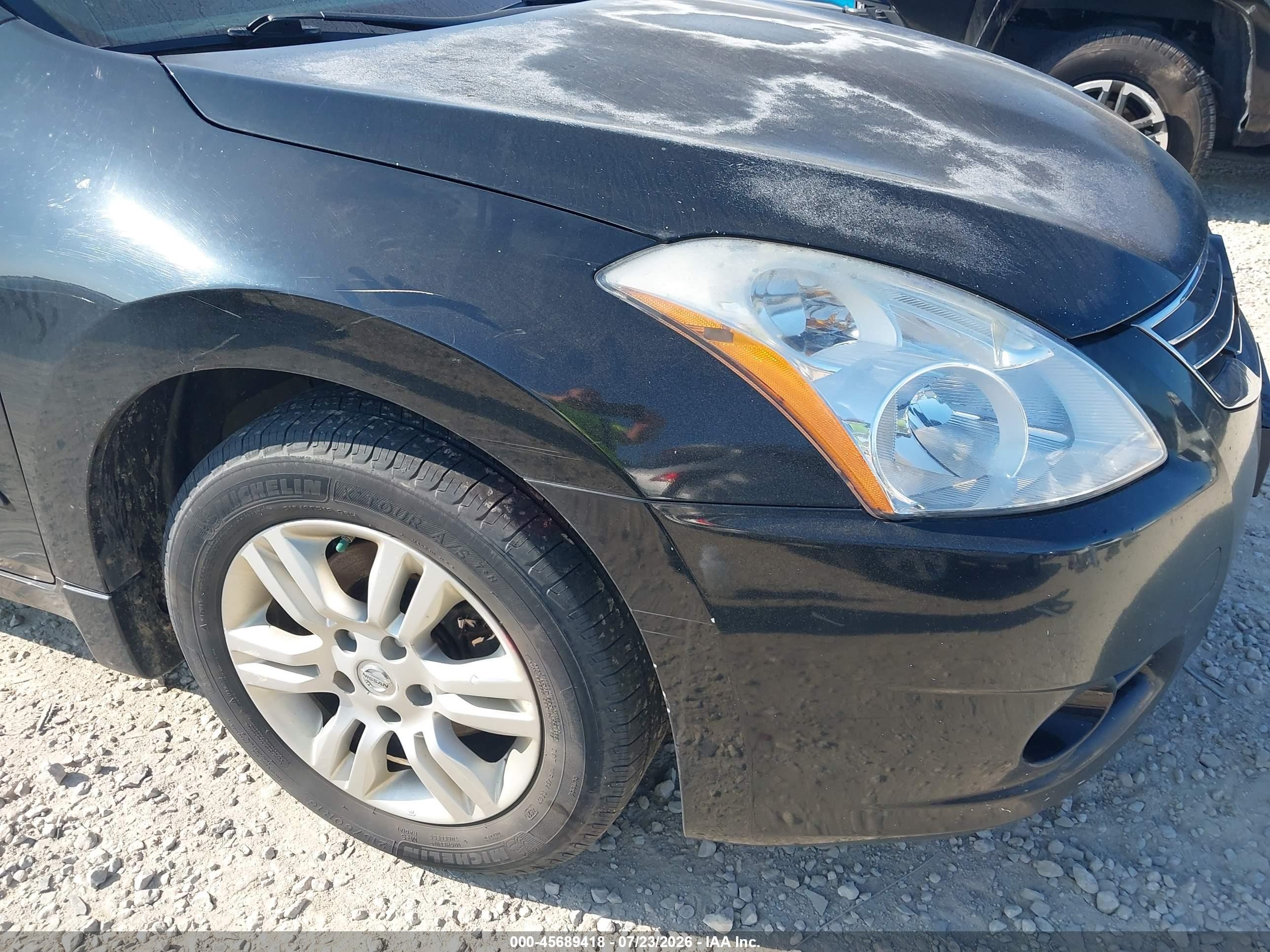 2010 Nissan Altima 2.5 S Black vin: 1N4AL2AP0AN417650
