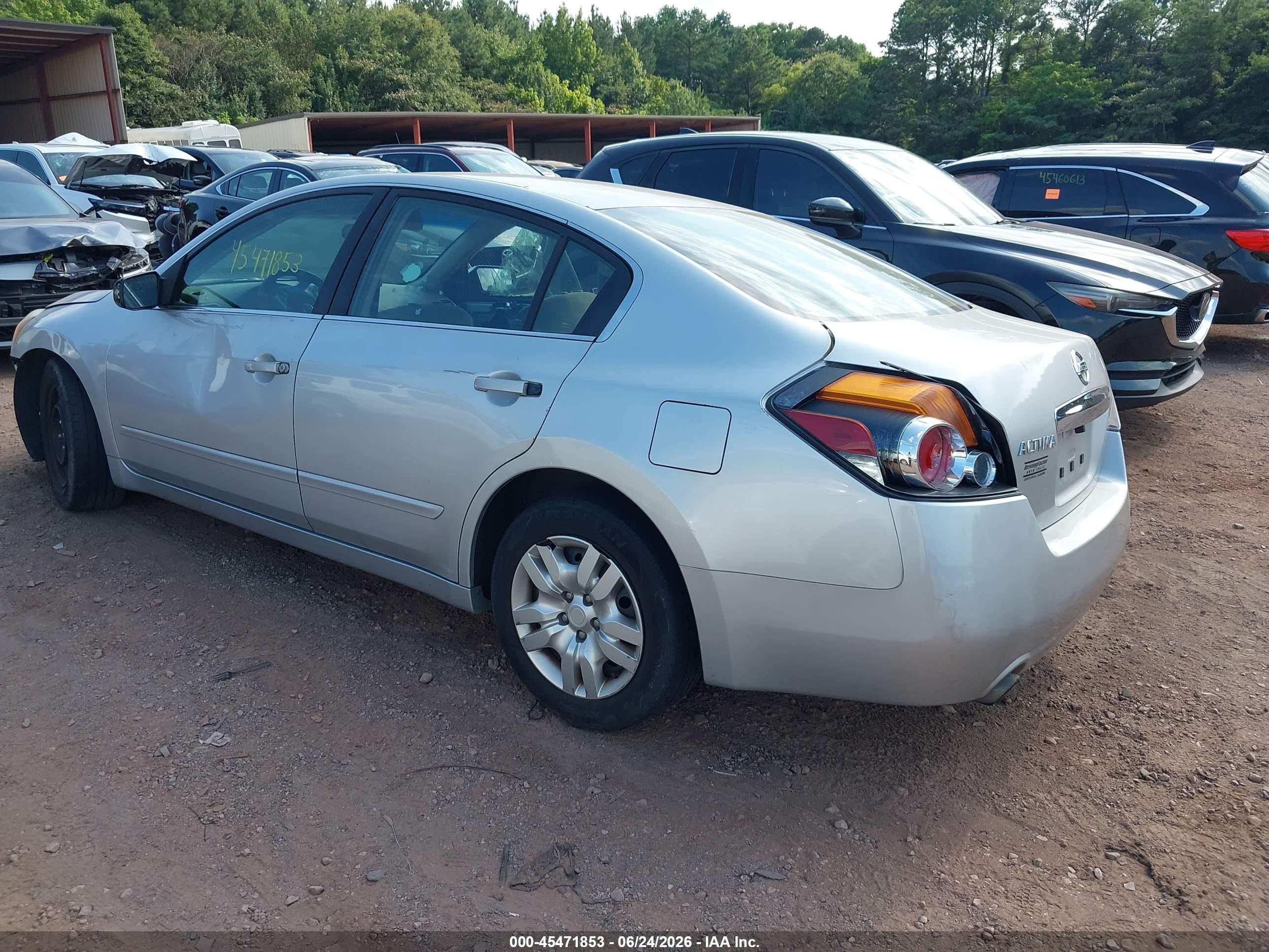 2010 Nissan Altima 2.5 Silver vin: 1N4AL2AP0AN431435