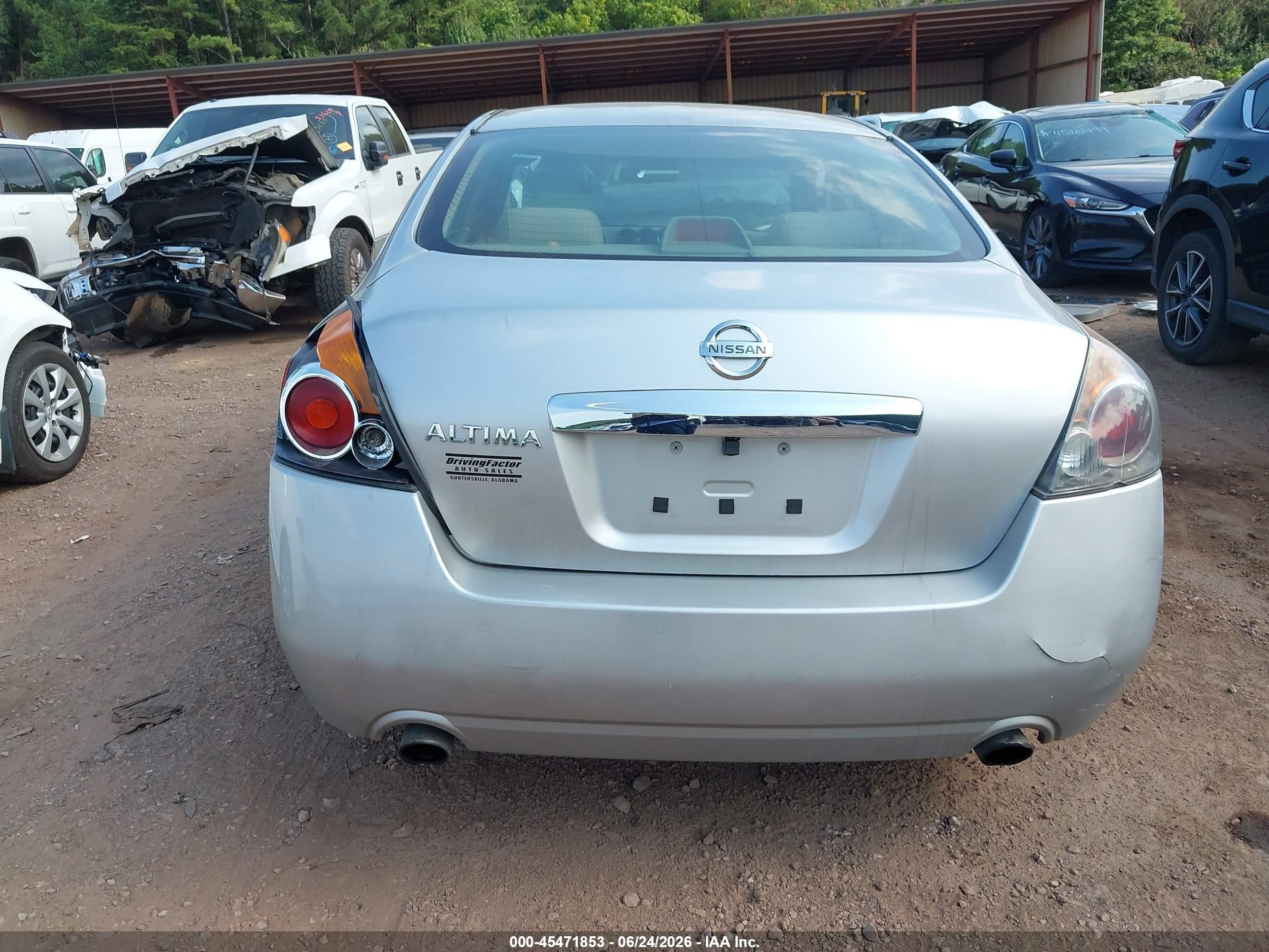 2010 Nissan Altima 2.5 Silver vin: 1N4AL2AP0AN431435