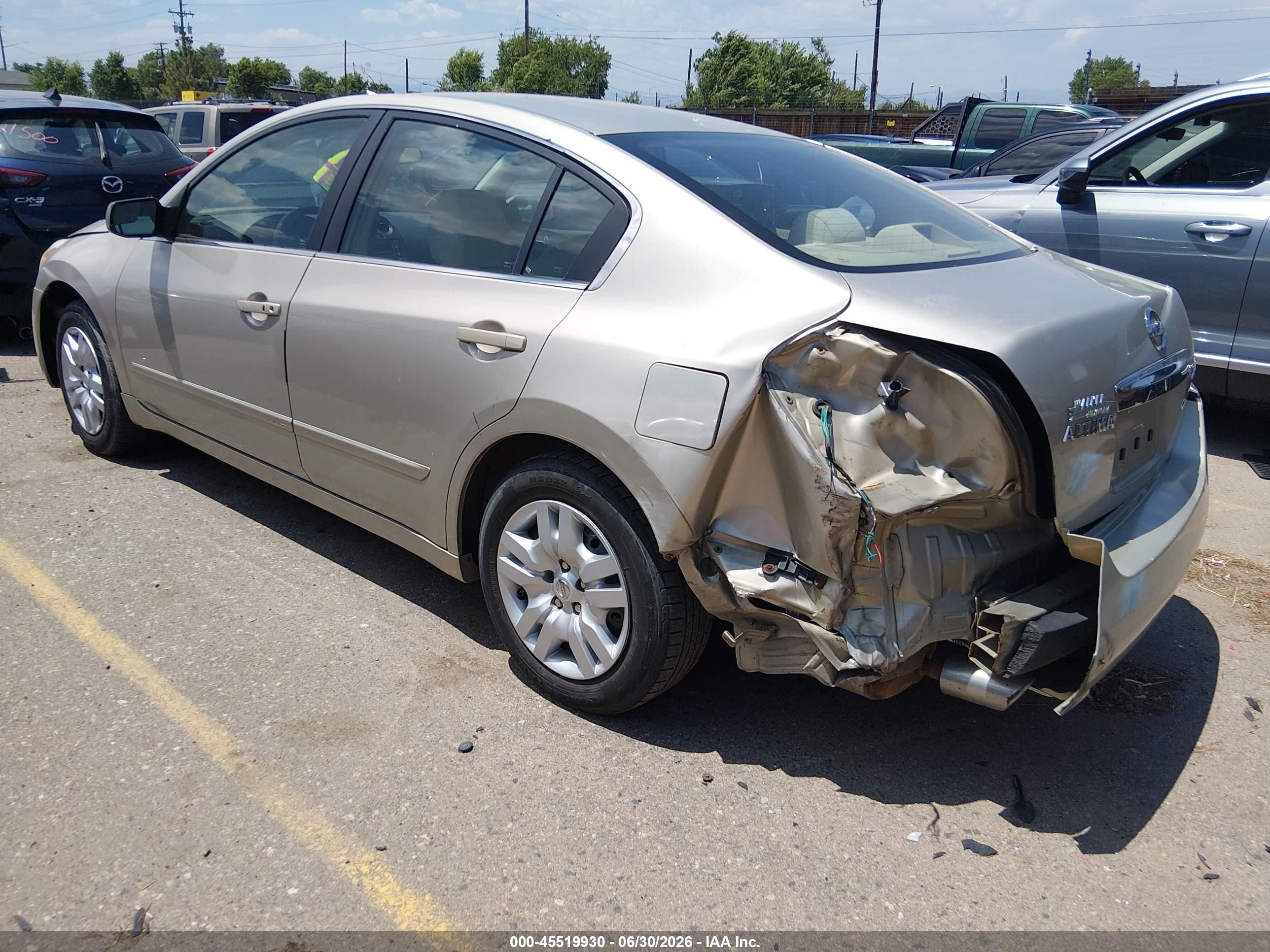 2010 Nissan Altima 2.5 S Gold vin: 1N4AL2AP0AN436764