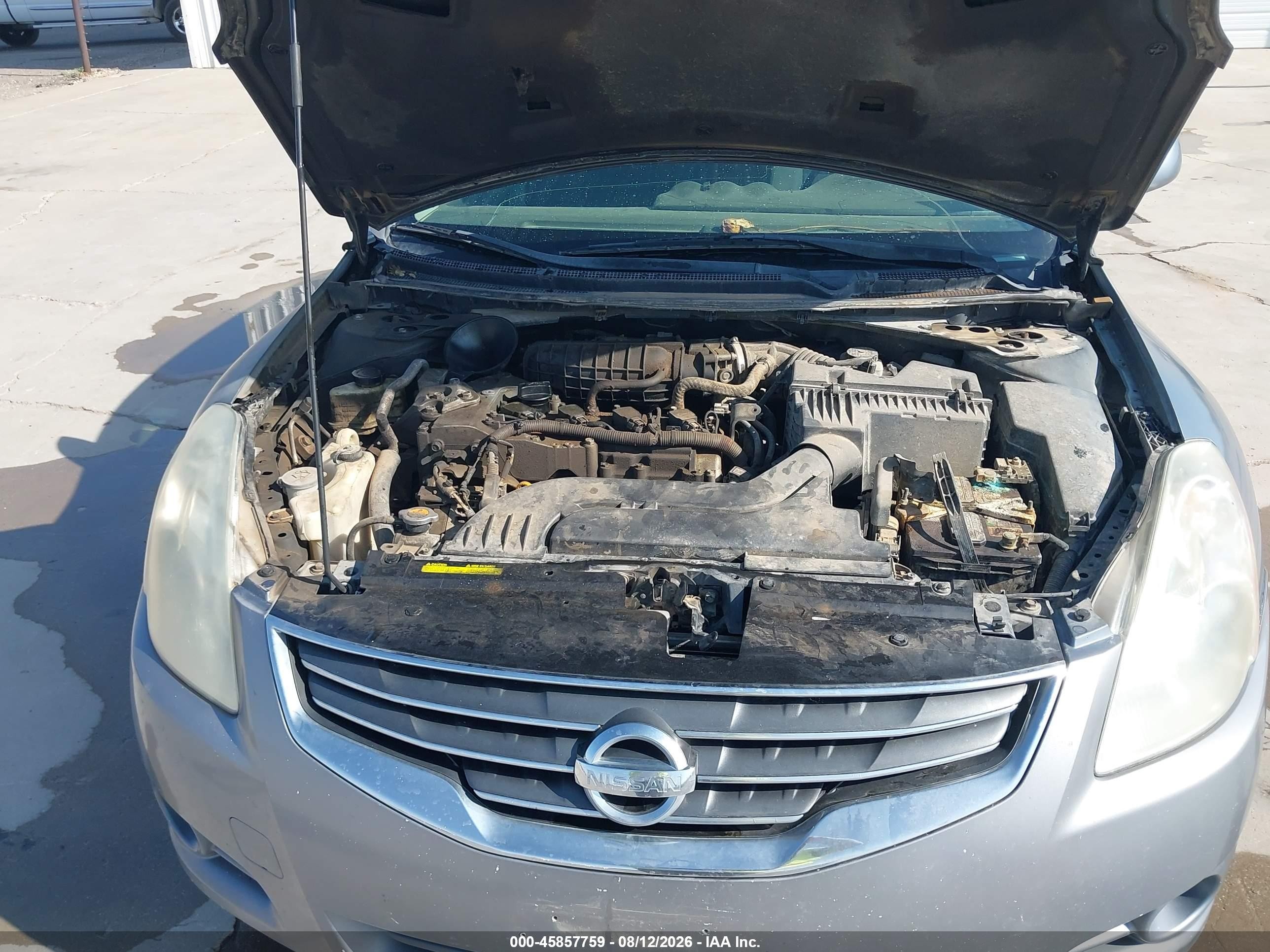 2010 Nissan Altima 2.5 S Silver vin: 1N4AL2AP0AN441642