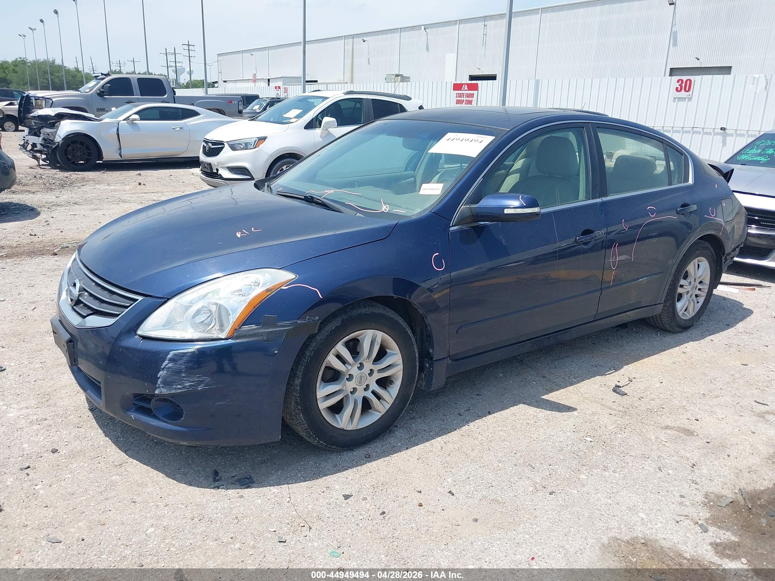 2010 Nissan Altima 2.5 S Синий vin: 1N4AL2AP0AN449532
