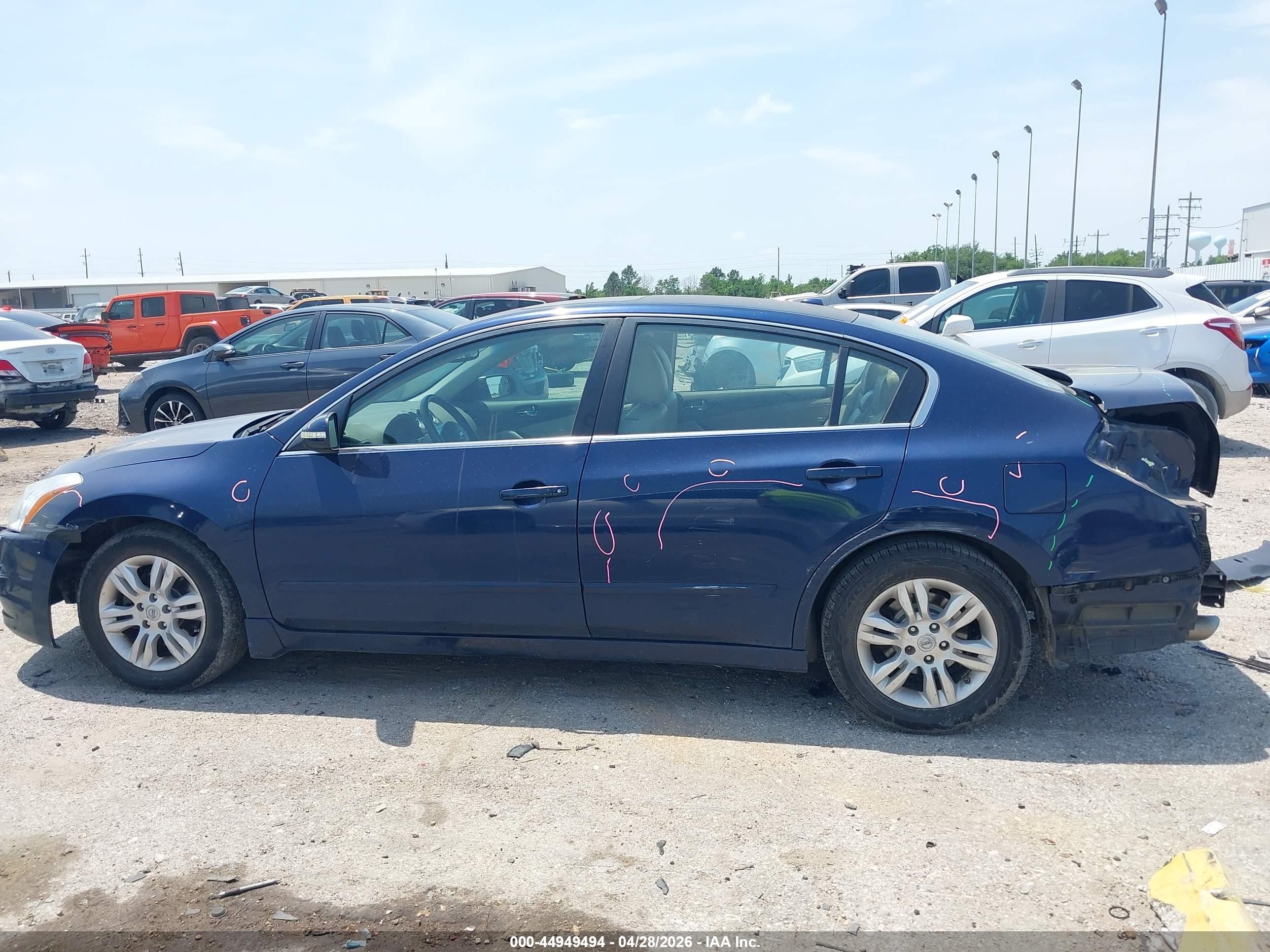 2010 Nissan Altima 2.5 S Синий vin: 1N4AL2AP0AN449532