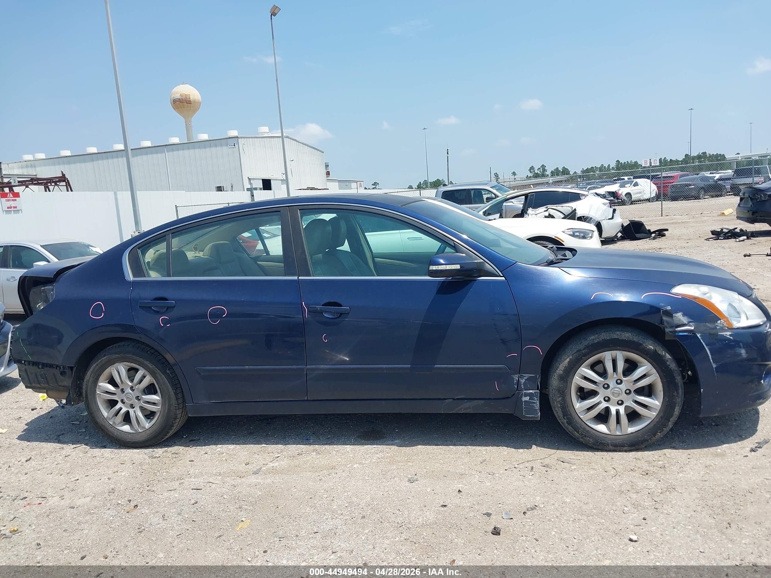 2010 Nissan Altima 2.5 S Синий vin: 1N4AL2AP0AN449532