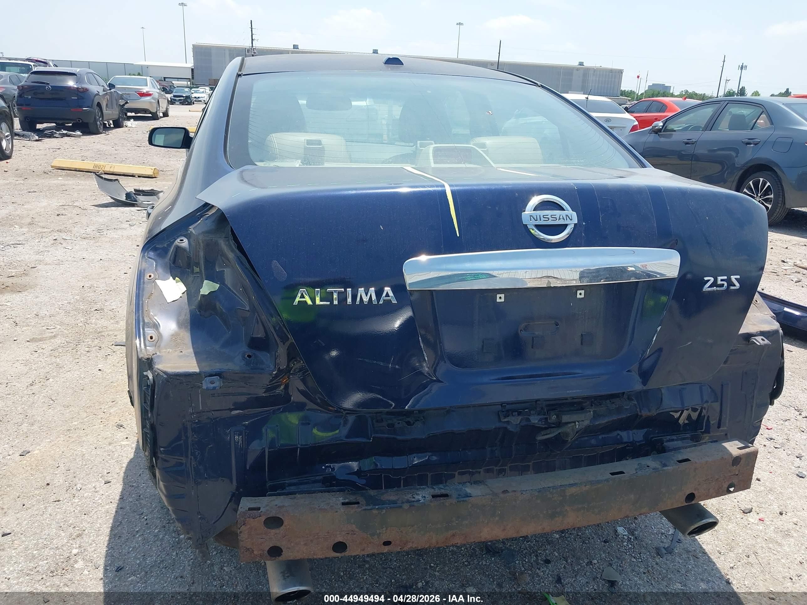 2010 Nissan Altima 2.5 S Синий vin: 1N4AL2AP0AN449532