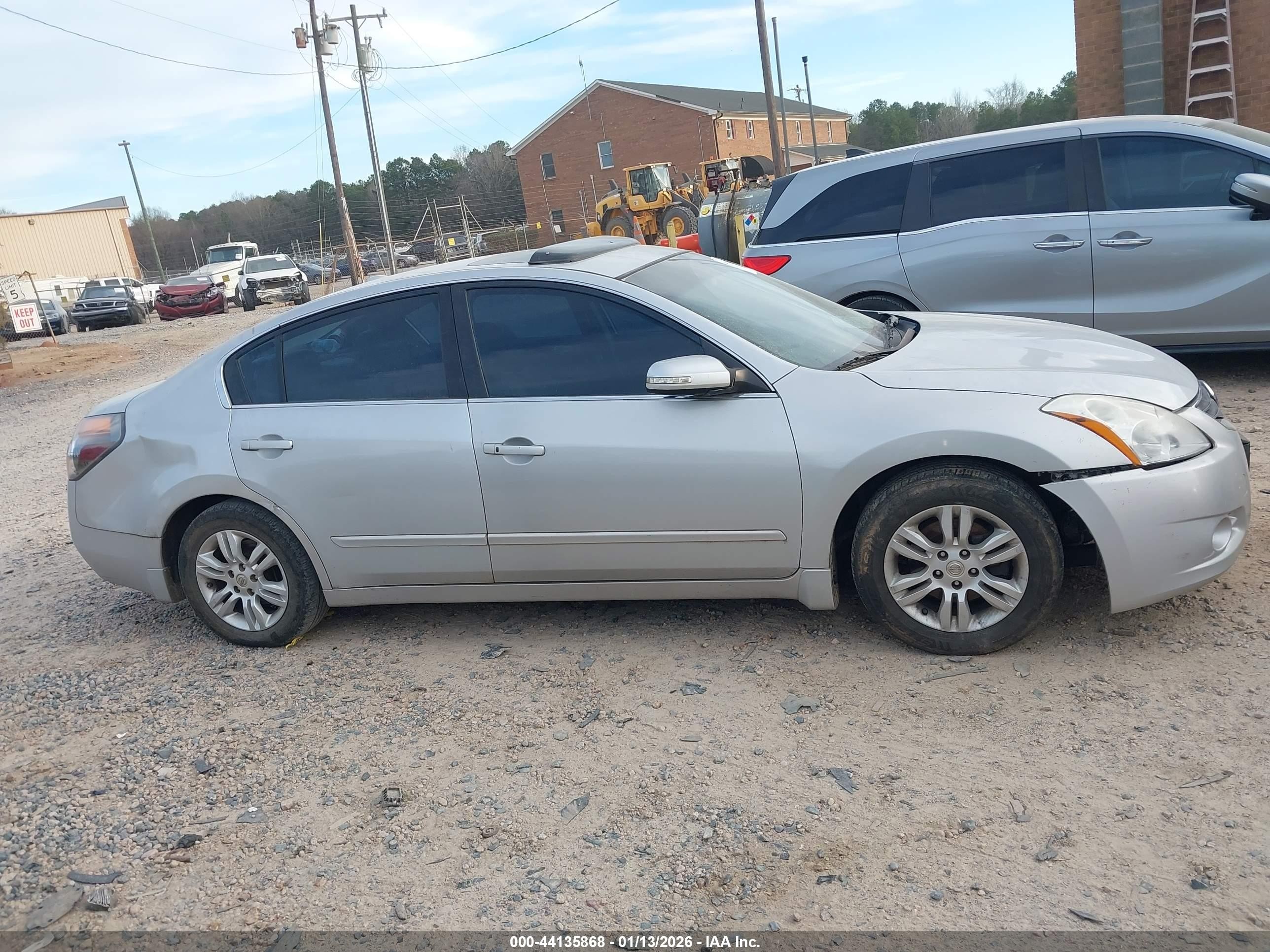 2010 Nissan Altima 2.5 S Серебряный vin: 1N4AL2AP0AN452687
