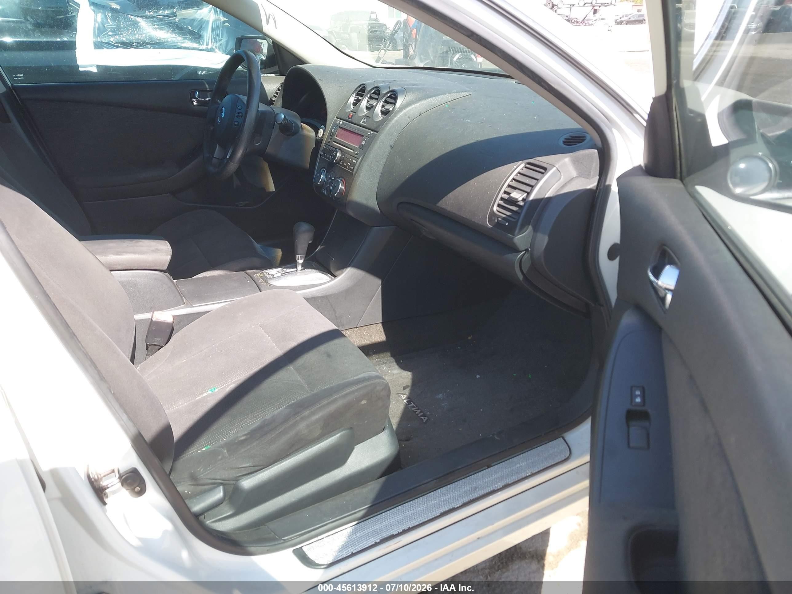 2010 Nissan Altima 2.5 S White vin: 1N4AL2AP0AN473538