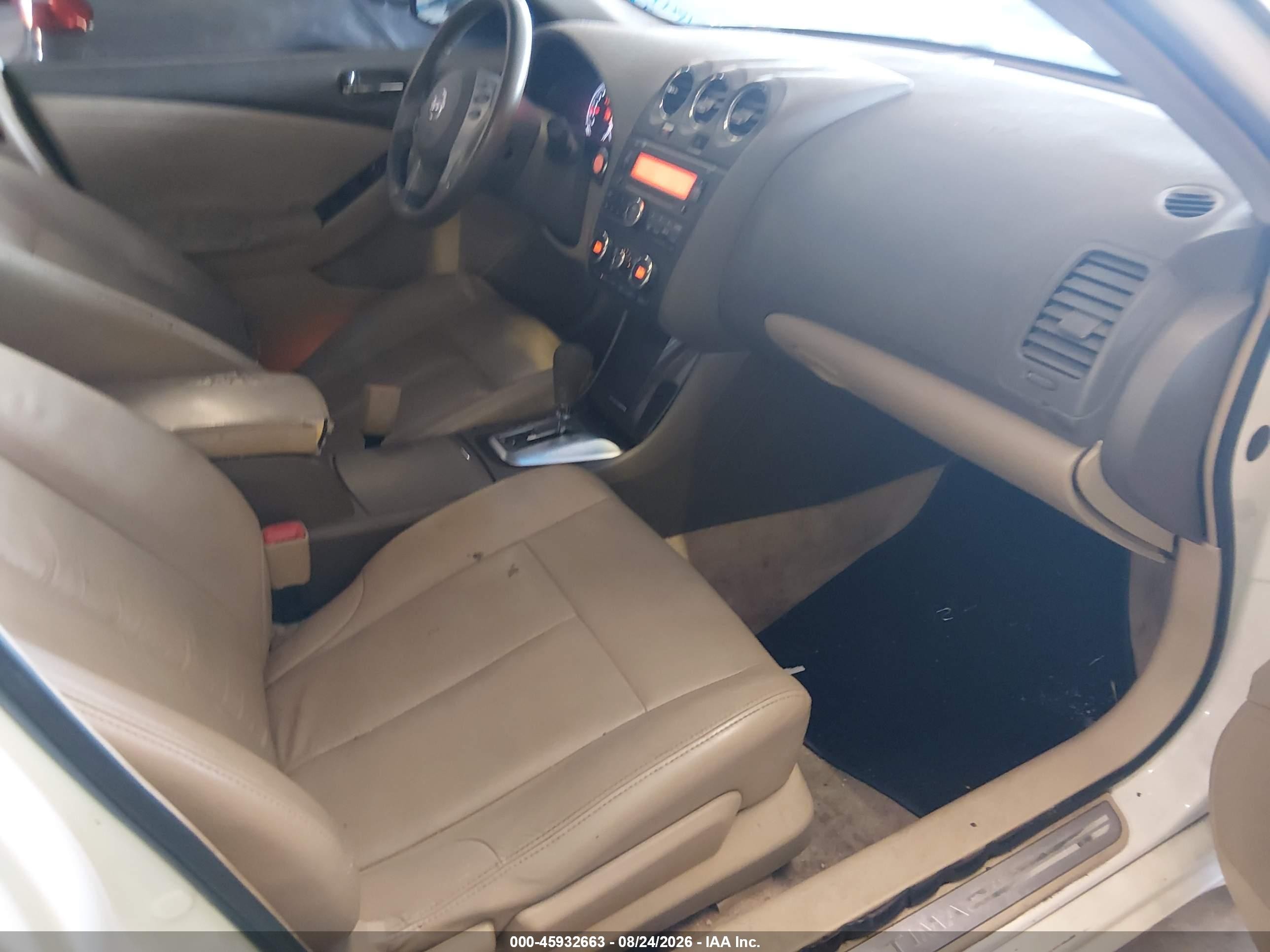 2010 Nissan Altima 2.5 S White vin: 1N4AL2AP0AN475368
