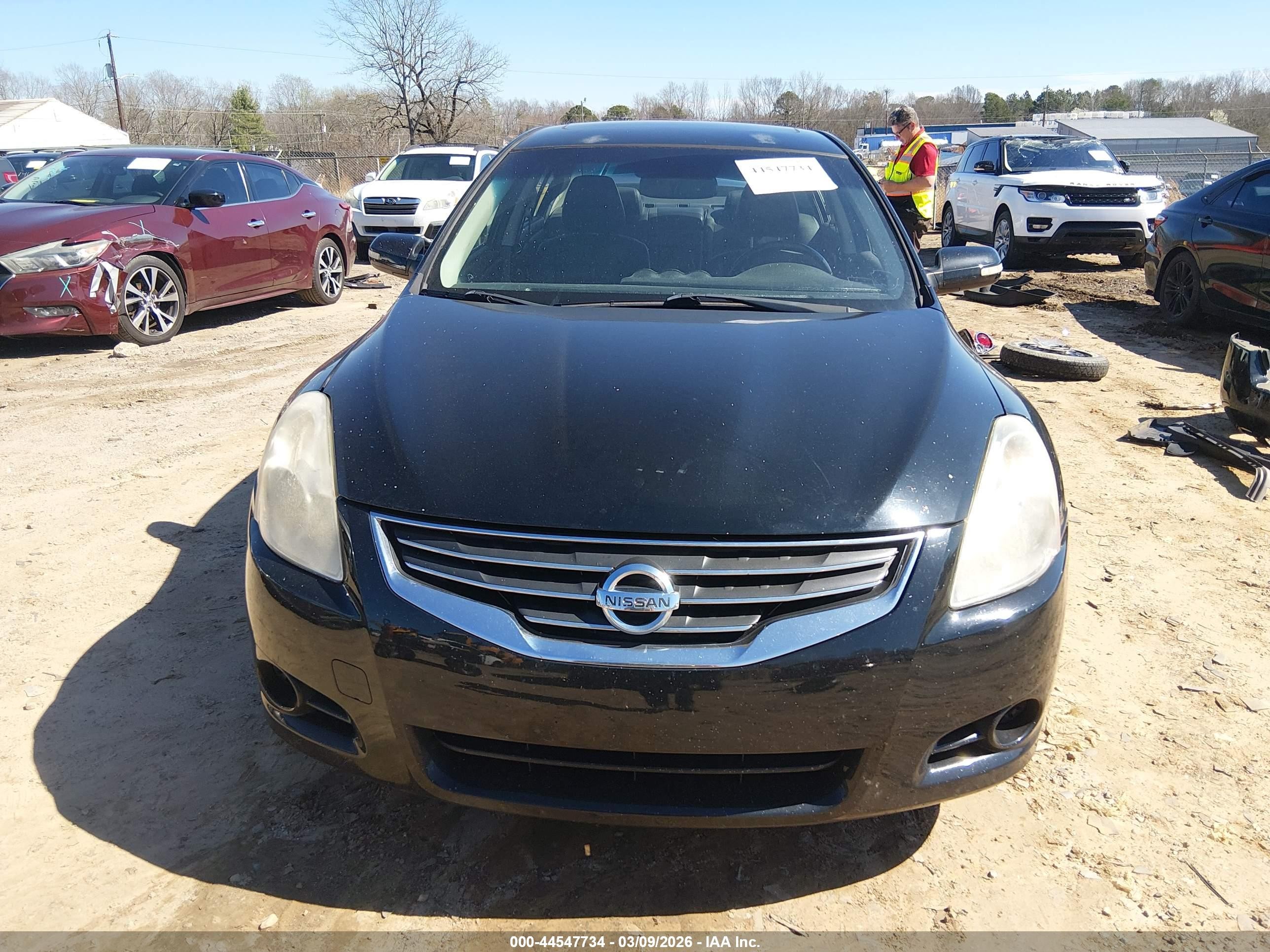 2010 Nissan Altima 2.5 S Black vin: 1N4AL2AP0AN480005