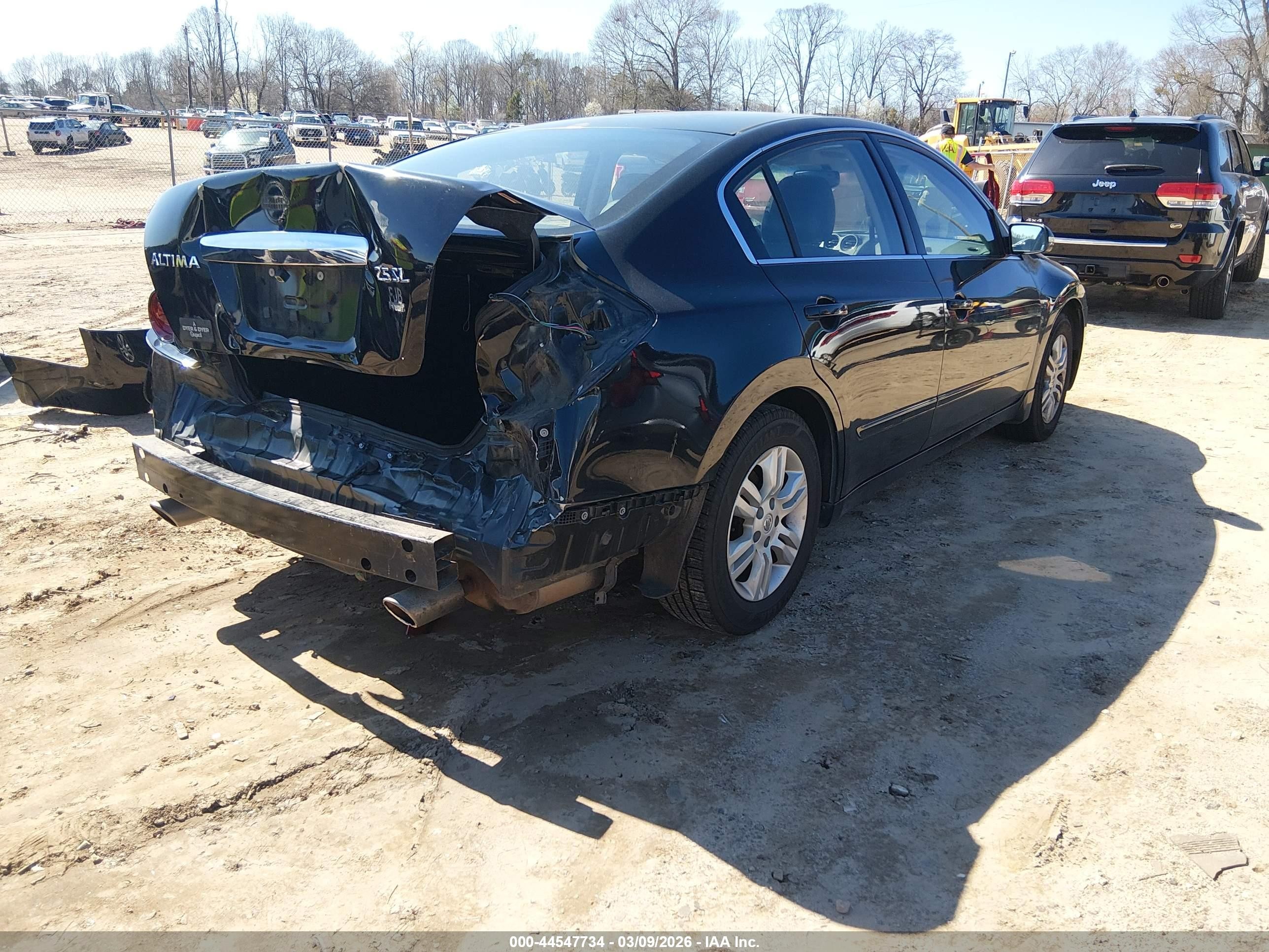 2010 Nissan Altima 2.5 S Black vin: 1N4AL2AP0AN480005