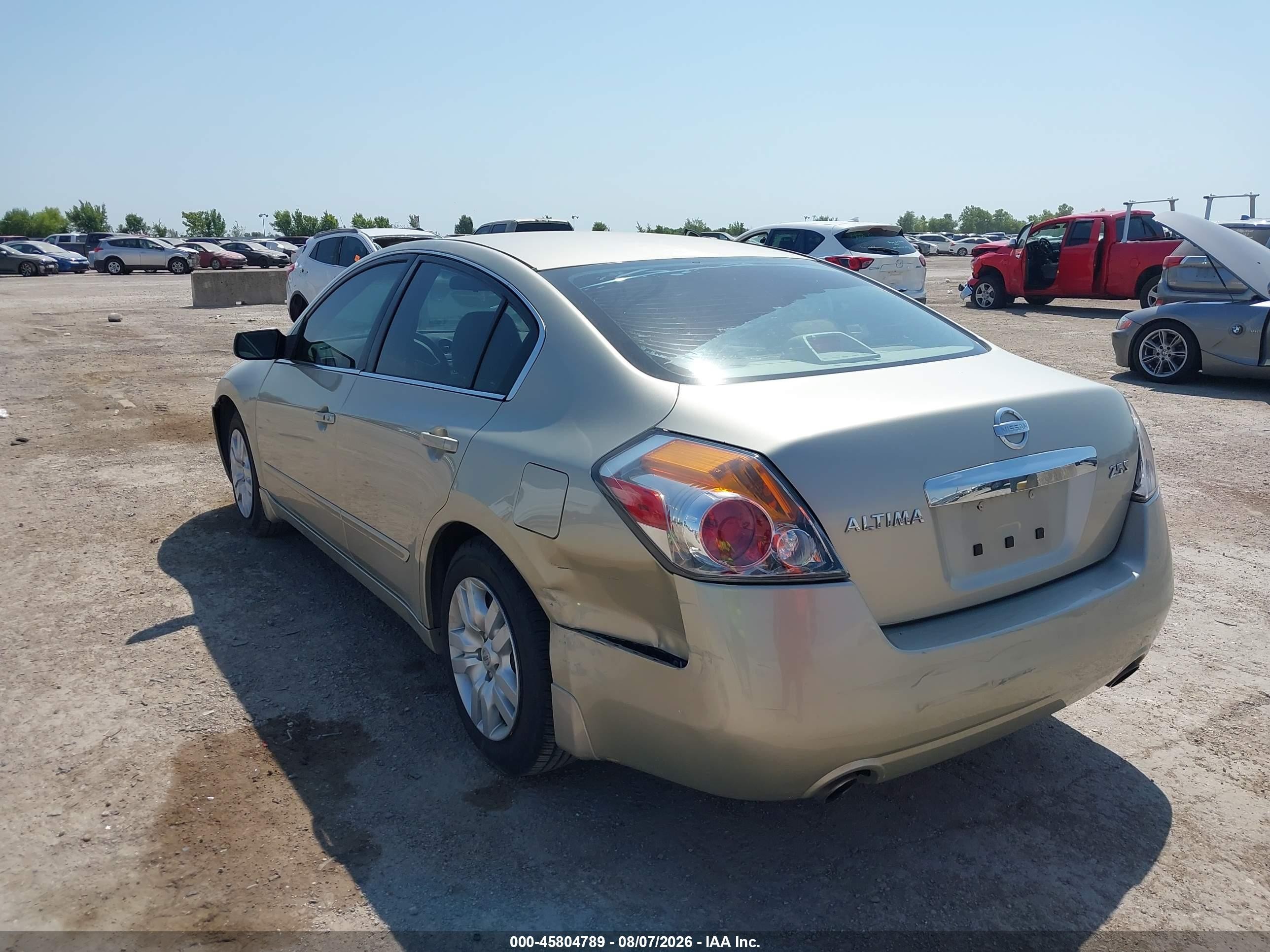 2010 Nissan Altima 2.5 S Gold vin: 1N4AL2AP0AN481607
