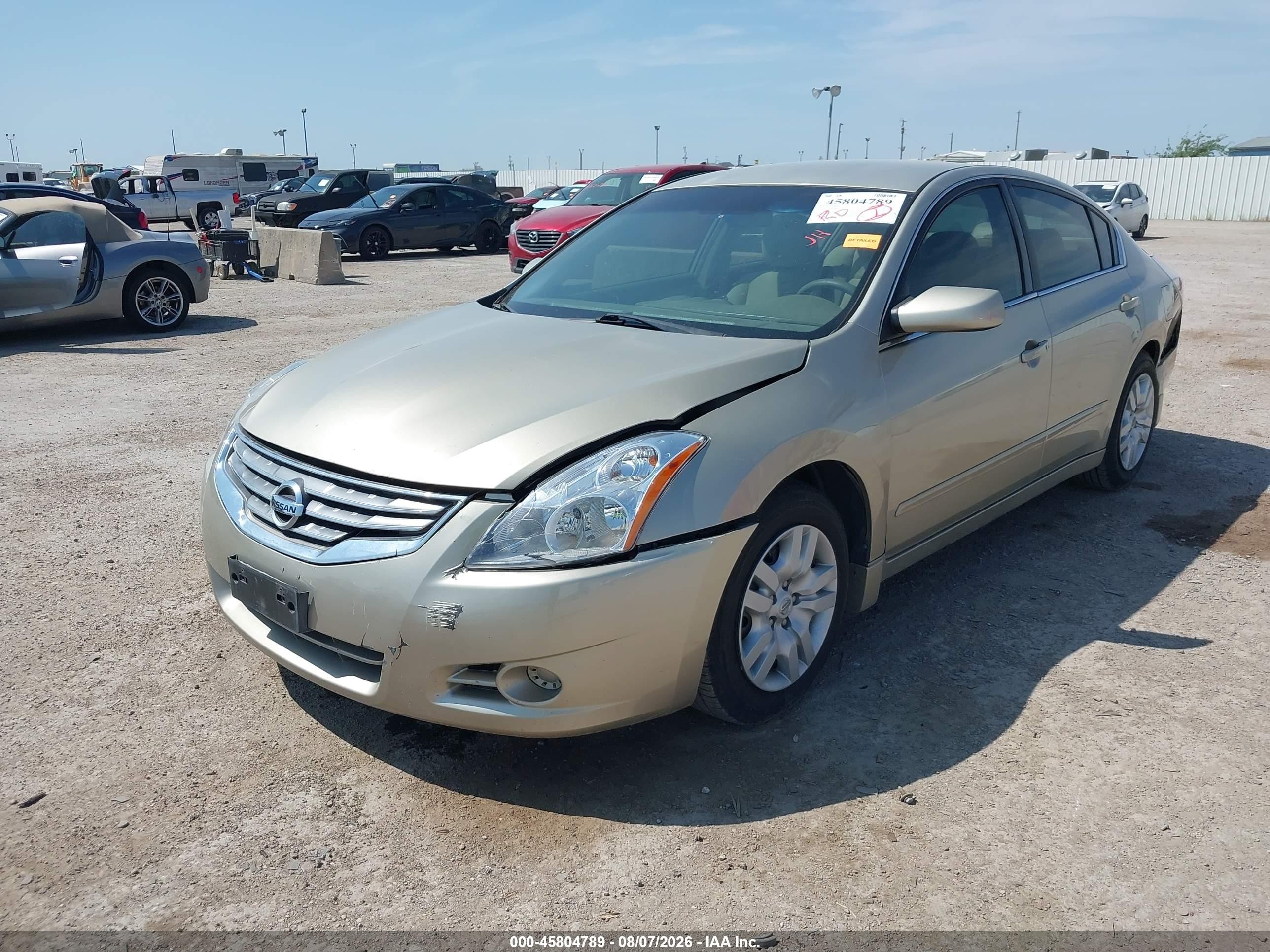 2010 Nissan Altima 2.5 S Gold vin: 1N4AL2AP0AN481607