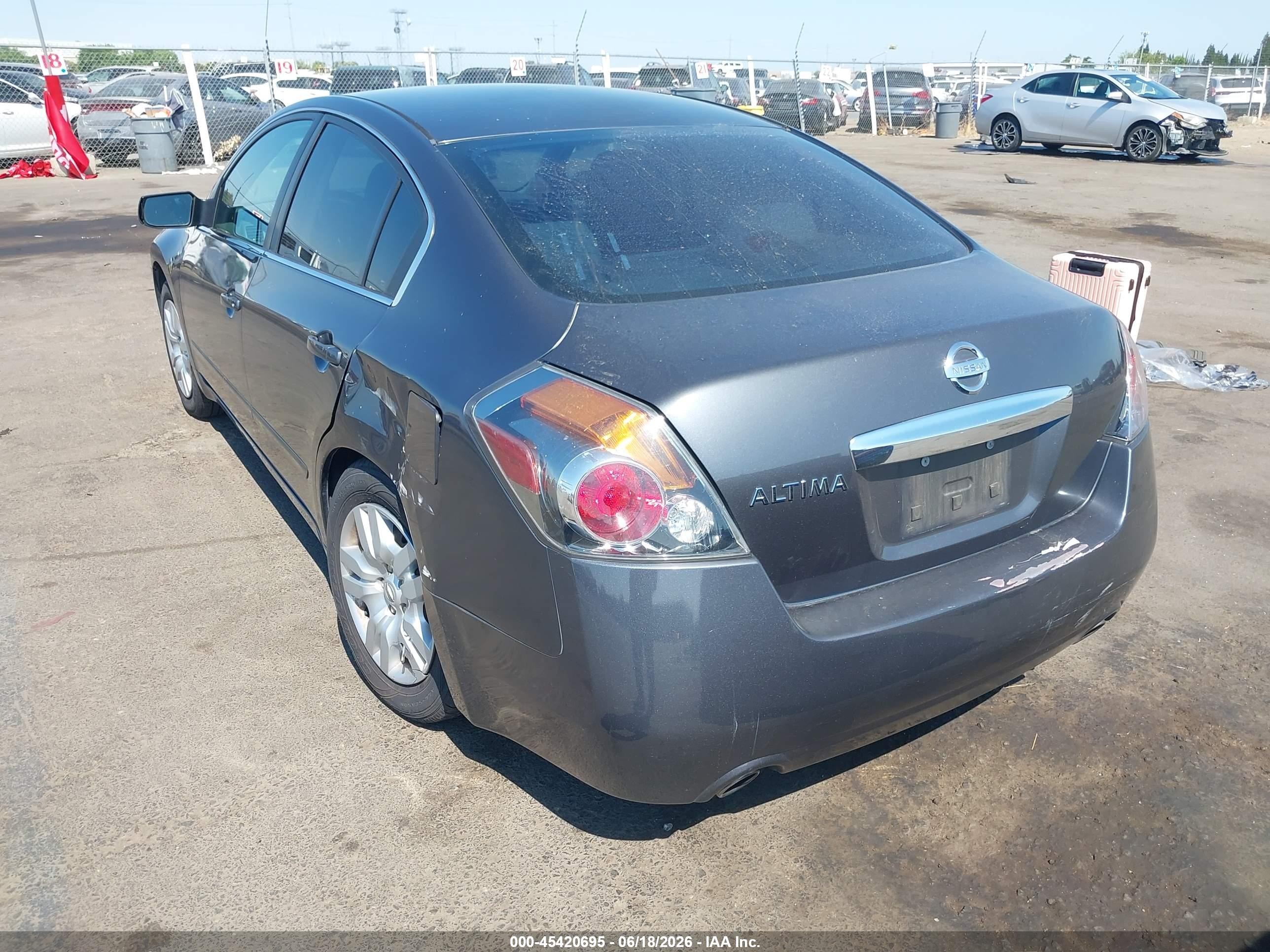2010 Nissan Altima 2.5 Gray vin: 1N4AL2AP0AN482899