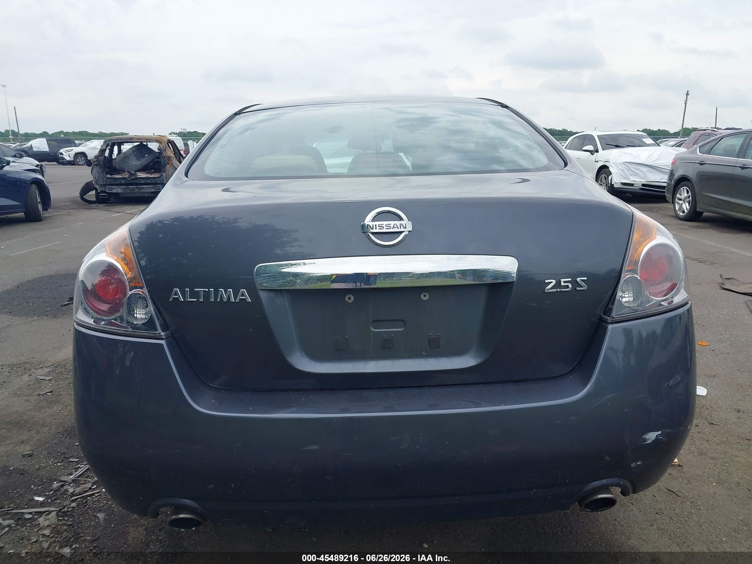 2010 Nissan Altima 2.5 S Black vin: 1N4AL2AP0AN531132