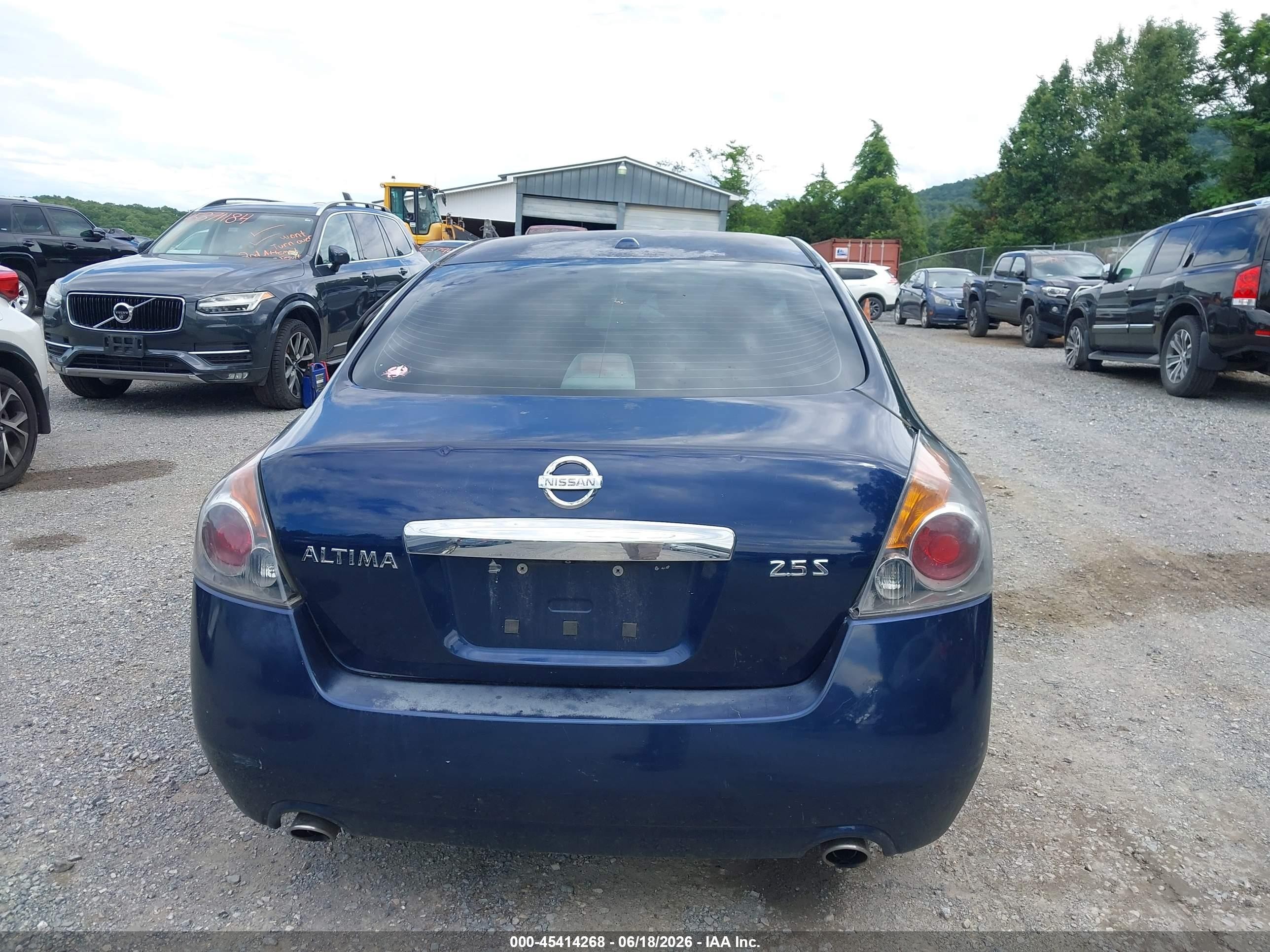 2010 Nissan Altima 2.5 S Blue vin: 1N4AL2AP0AN532071
