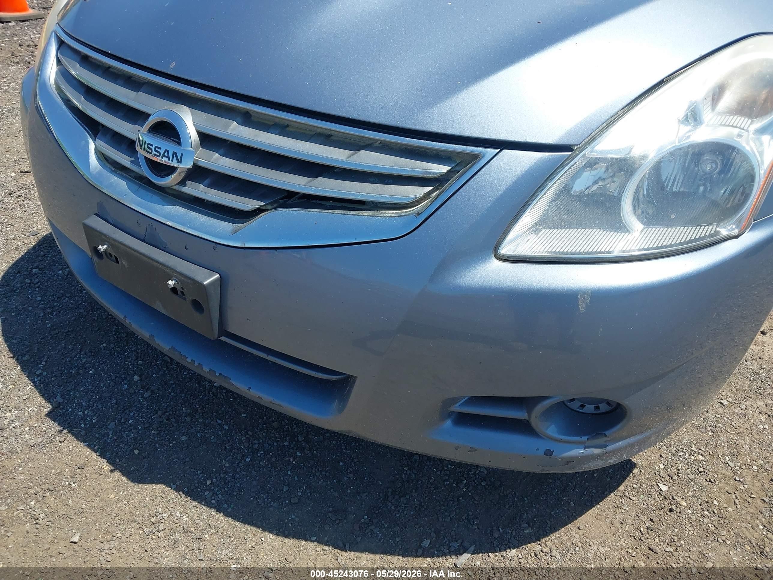2010 Nissan Altima 2.5 S Blue vin: 1N4AL2AP0AN565135