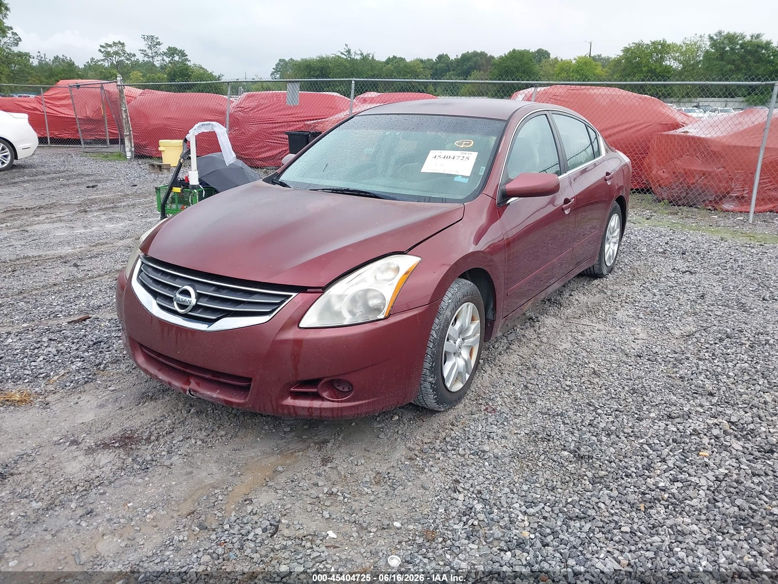 2011 Nissan Altima 2.5 S Maroon vin: 1N4AL2AP0BC103249